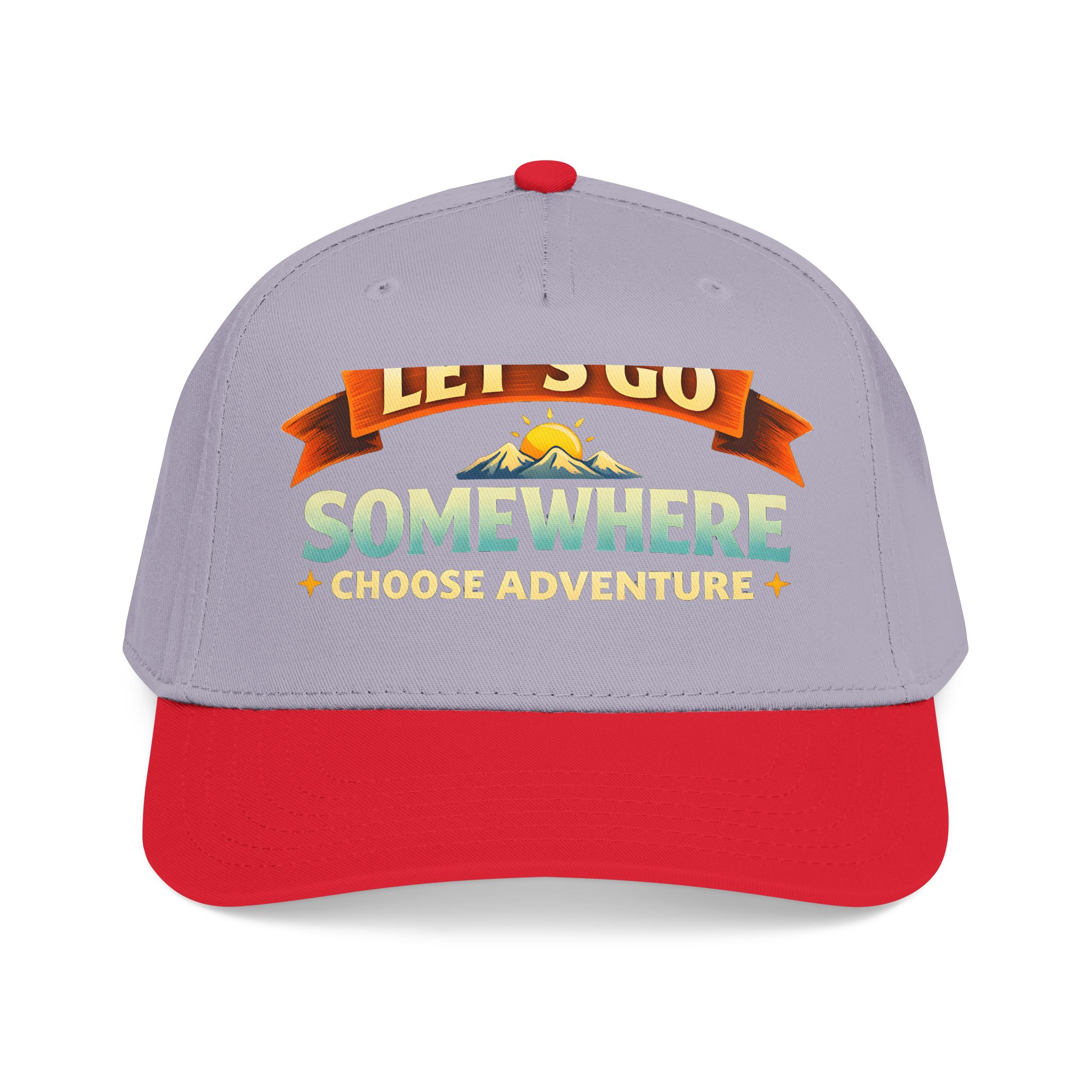 Baseball Cap - "Lets Go Somewhere" Design Scenic-Line