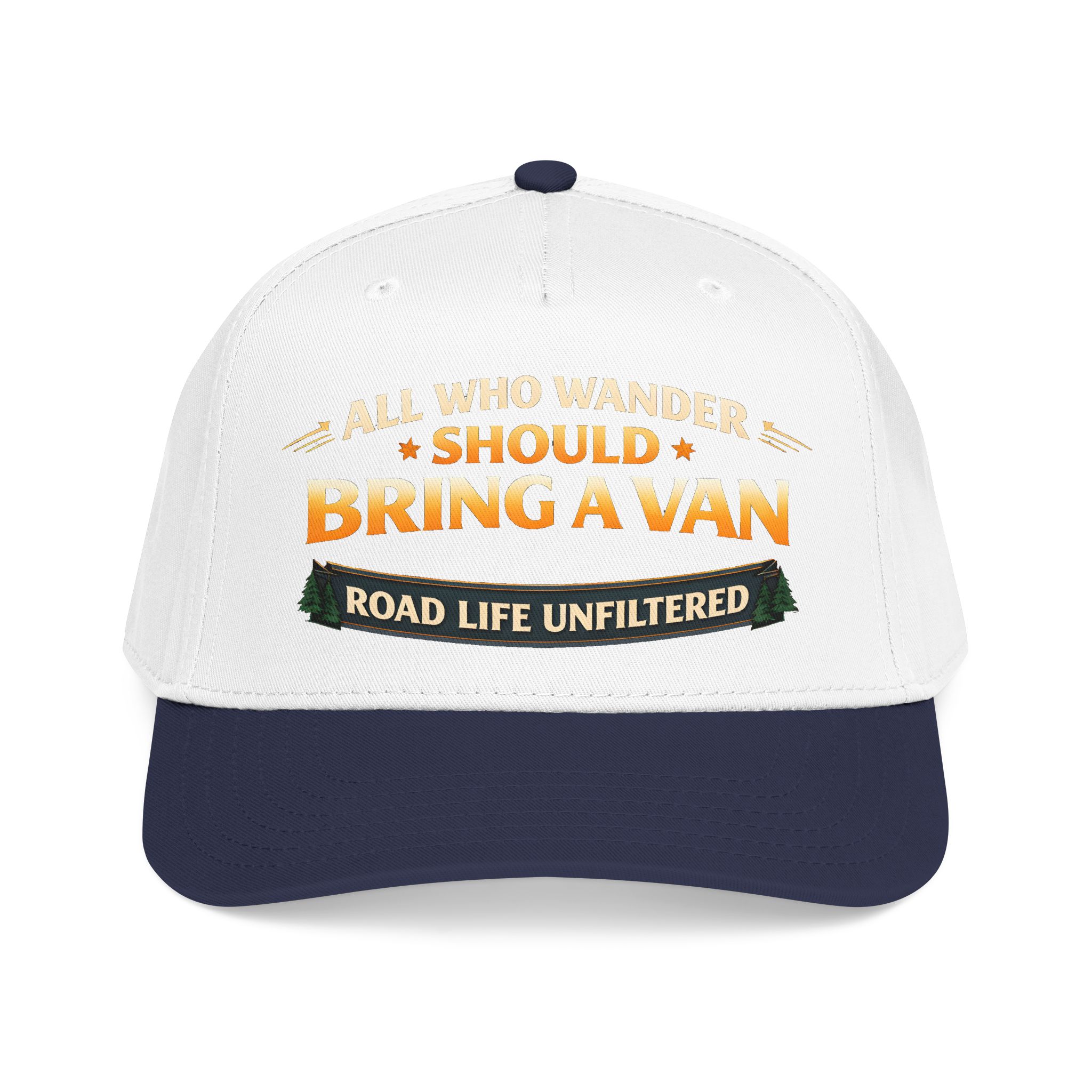 3550249273721304693_2048.jpeg Baseball Cap - "All Who wander Should Bring A Van" Design Scenic-Line