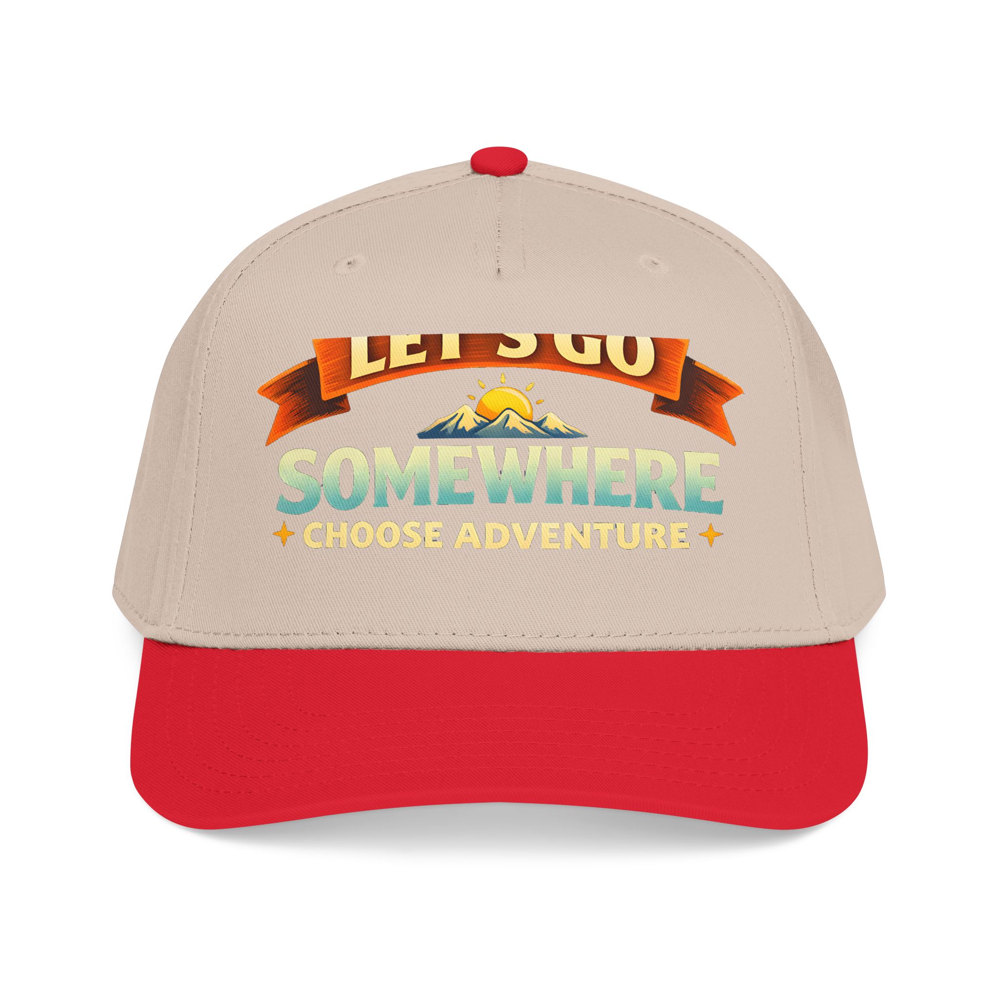 Baseball Cap - "Lets Go Somewhere" Design Scenic-Line
