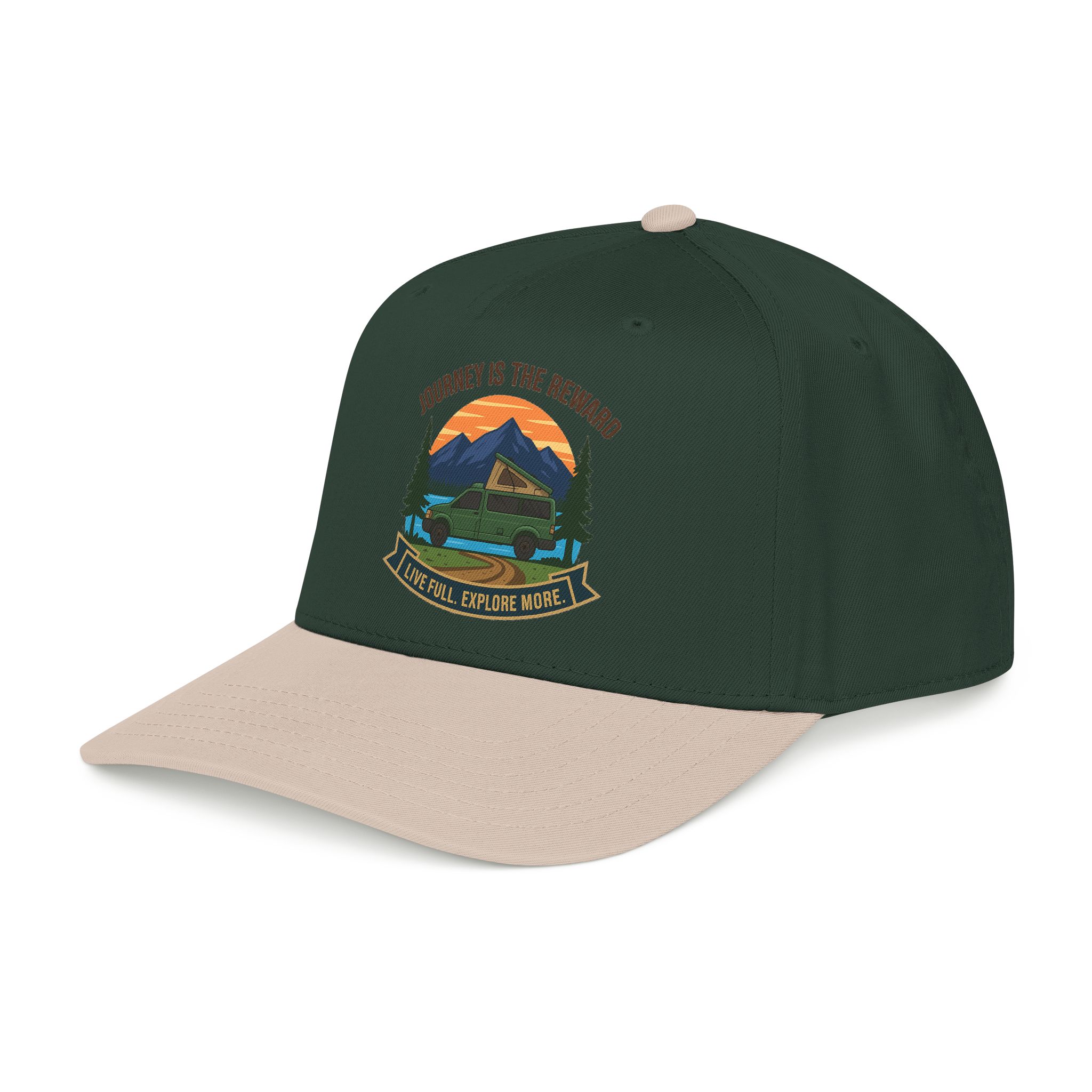 3686454762295562371_2048.jpeg Baseball Cap - "Journey Is The Reward" Outdoor Baseball Hat