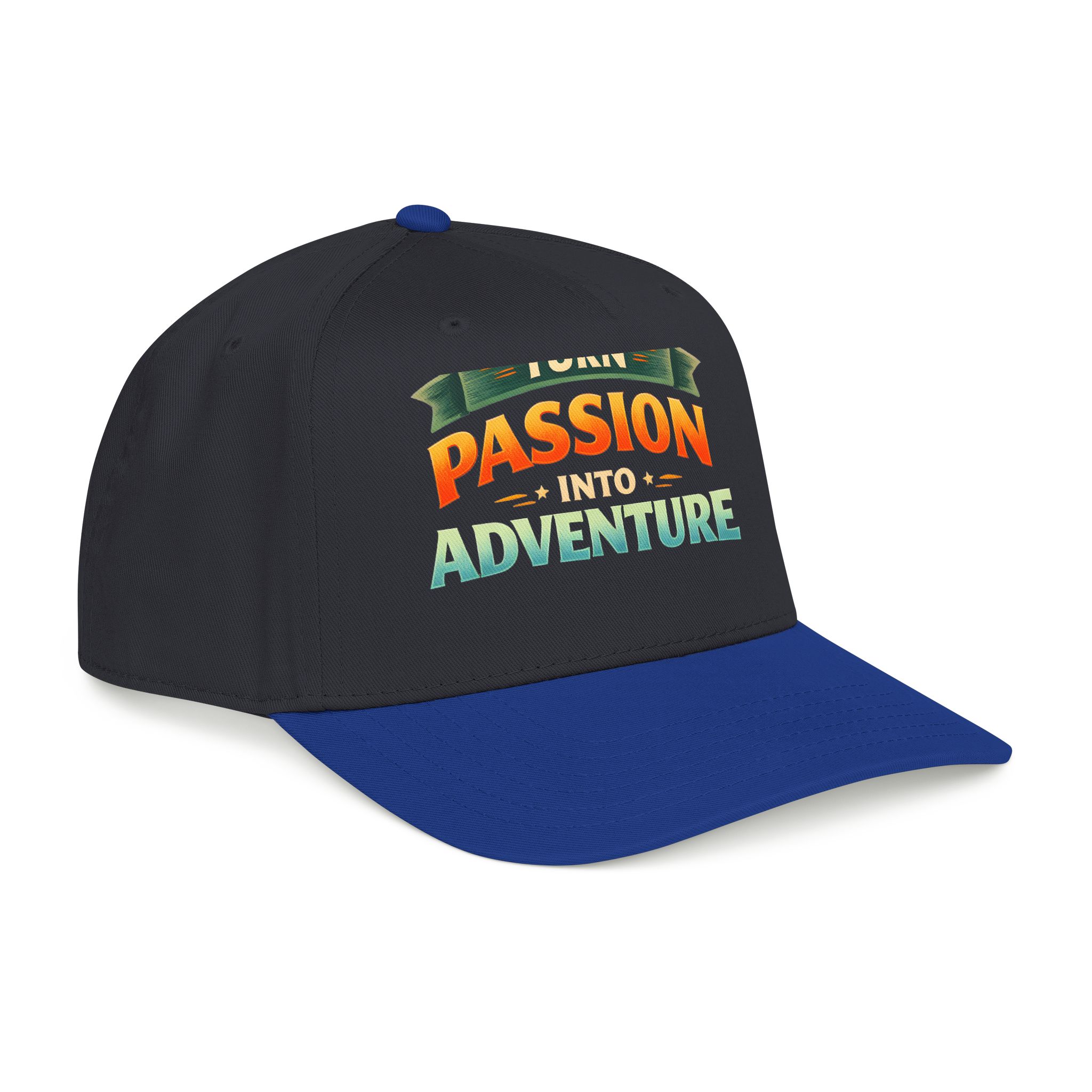 Baseball Cap - "Turn Passion Into Adventure" Design Scenic-Line