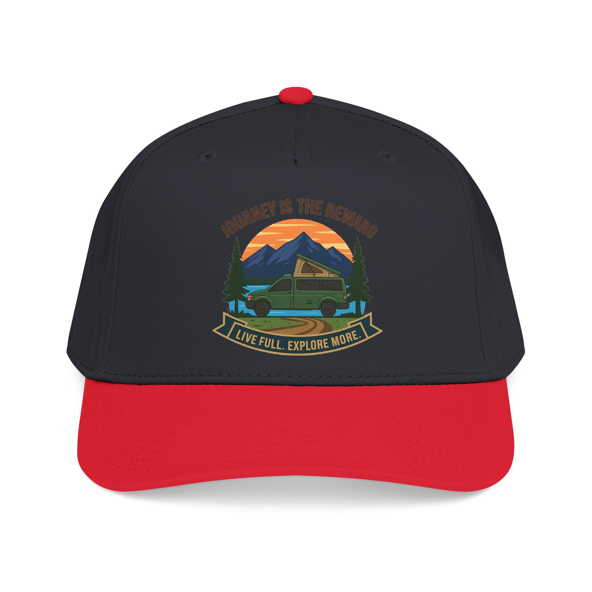 3792956475644609305_2048.jpeg Baseball Cap - "Journey Is The Reward" Outdoor Baseball Hat