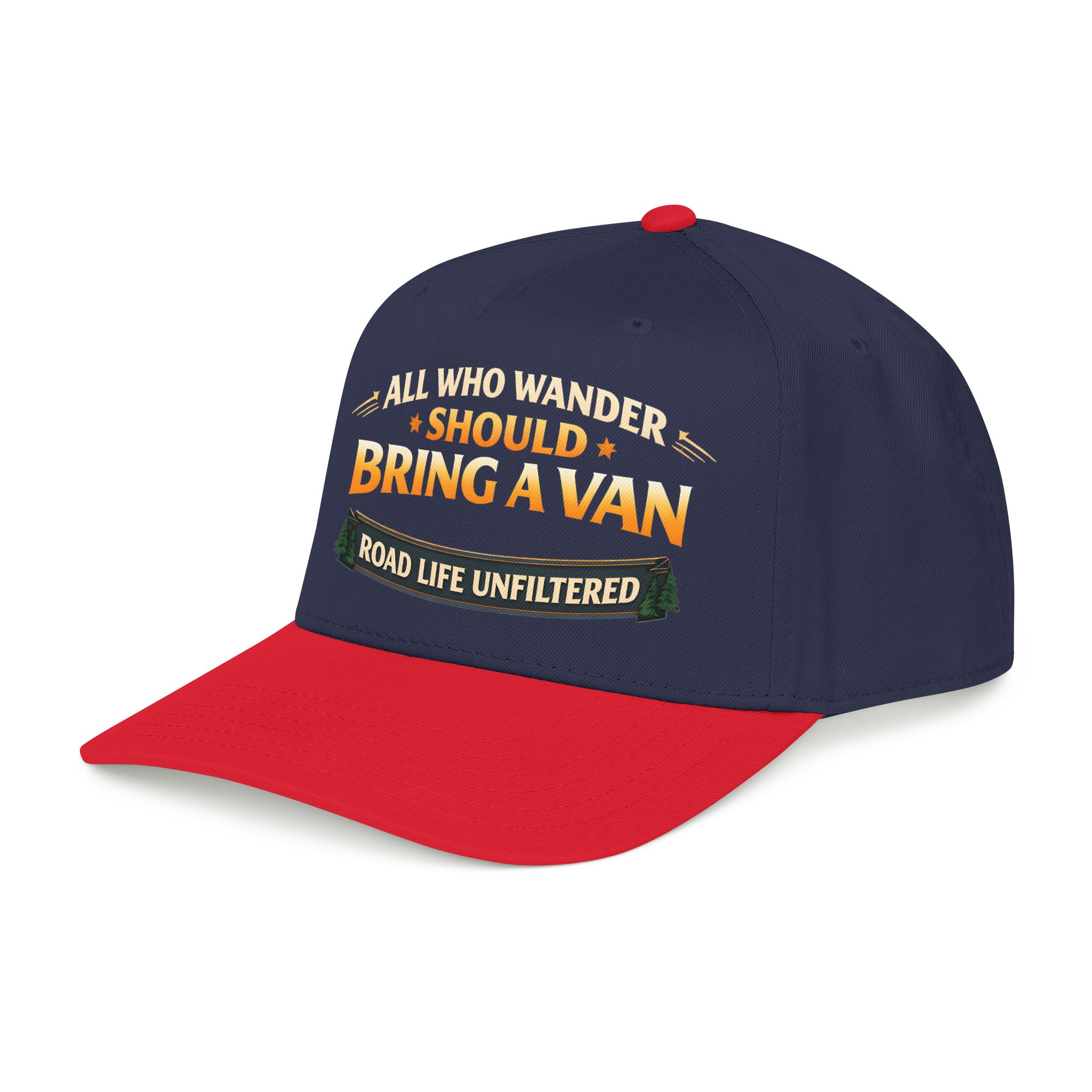 3847346993423059917_2048.jpeg Baseball Cap - "All Who wander Should Bring A Van" Design Scenic-Line