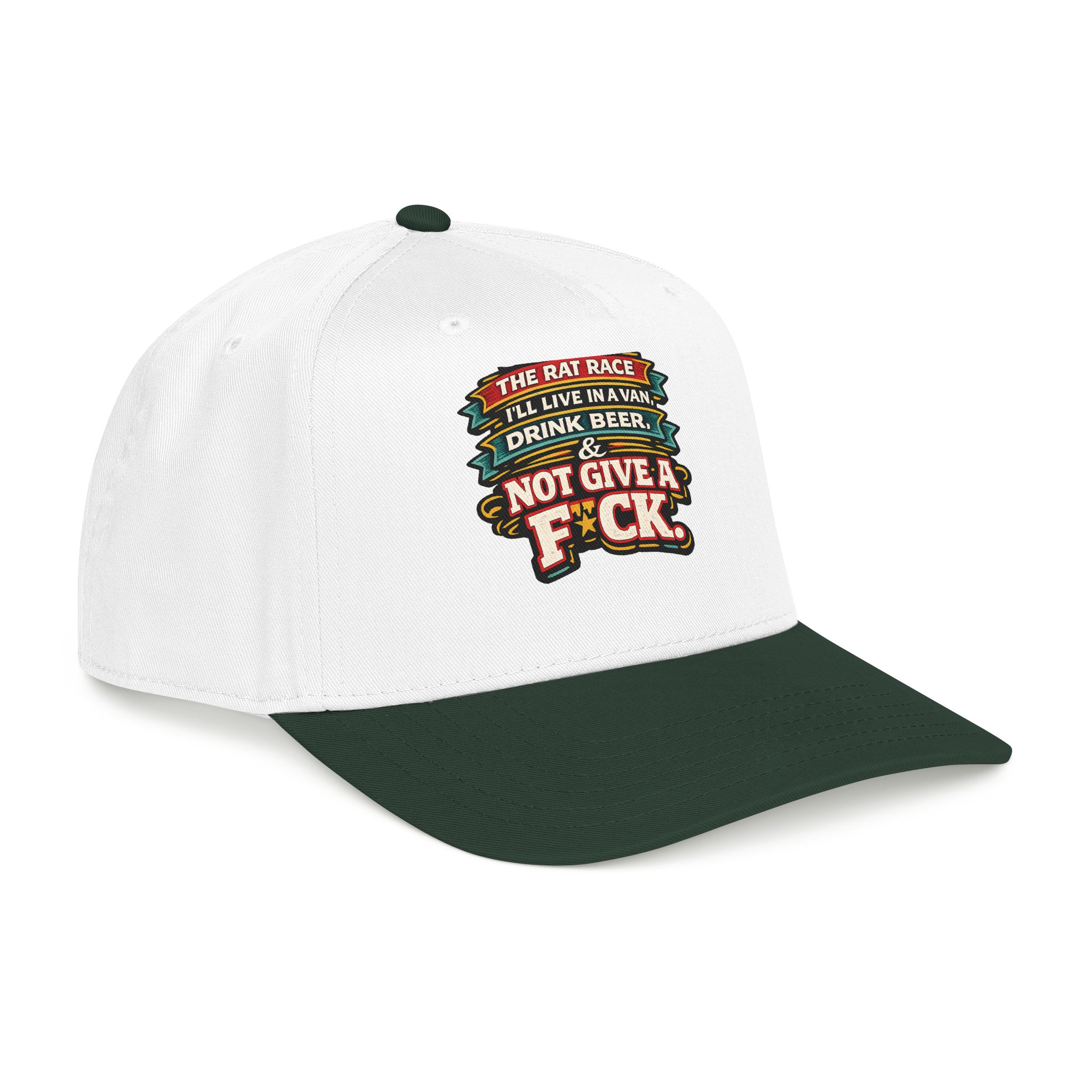 Baseball Cap - "Screw The Rat Race" Design F**K-Line