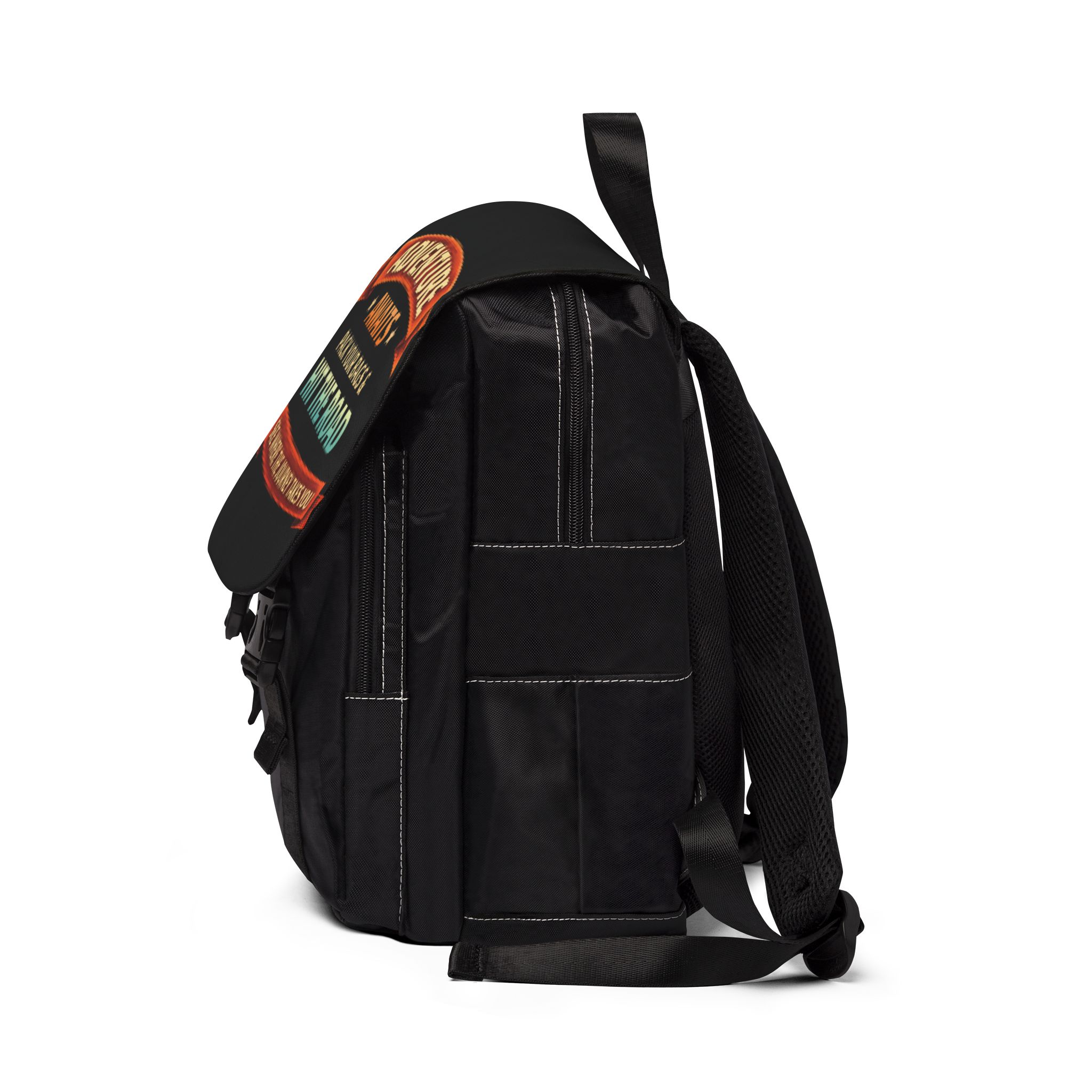 4138208376599123074_2048.jpeg Unisex Casual Shoulder Backpack—"Adeventure Awaits Pack Your Bags" Design Scenic-Line(Campervan)