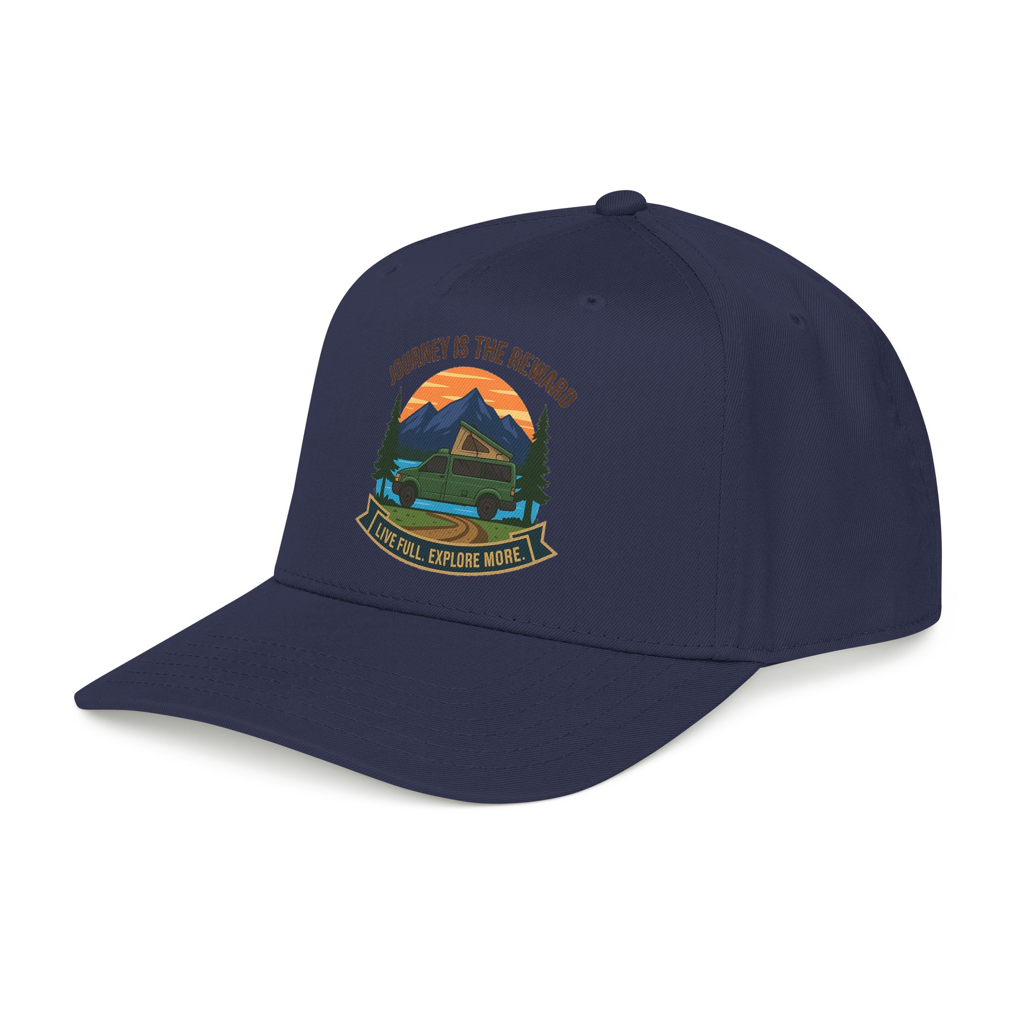 4209589987892635210_2048.jpeg Baseball Cap - "Journey Is The Reward" Outdoor Baseball Hat