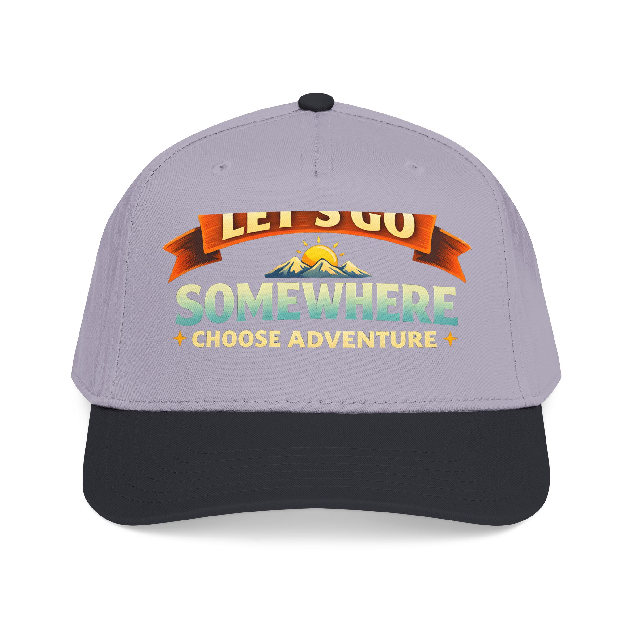 Baseball Cap - "Lets Go Somewhere" Design Scenic-Line