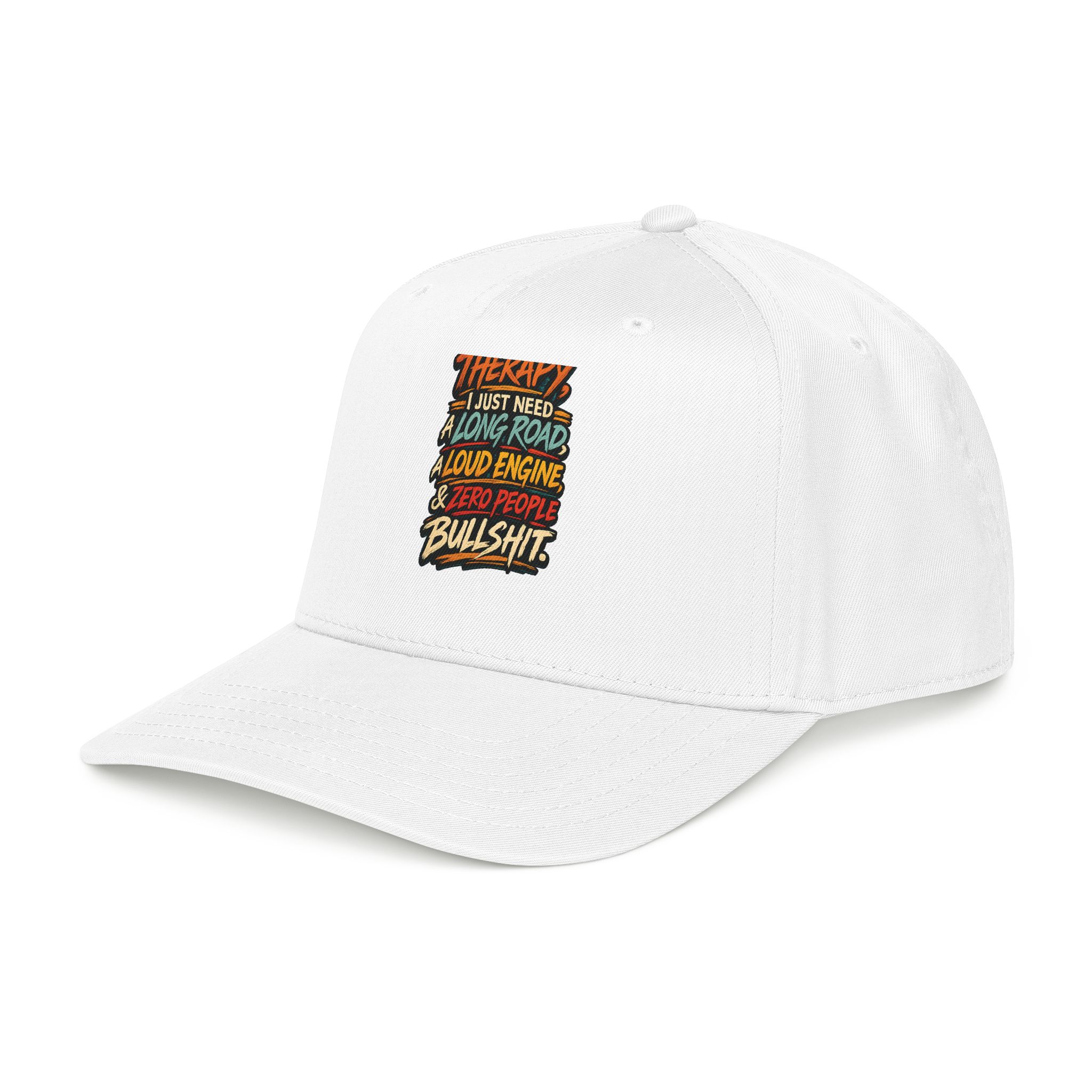 4363119665892431497_2048.jpeg Baseball Cap - "I Dont Need Therapy" Design F**K-Line