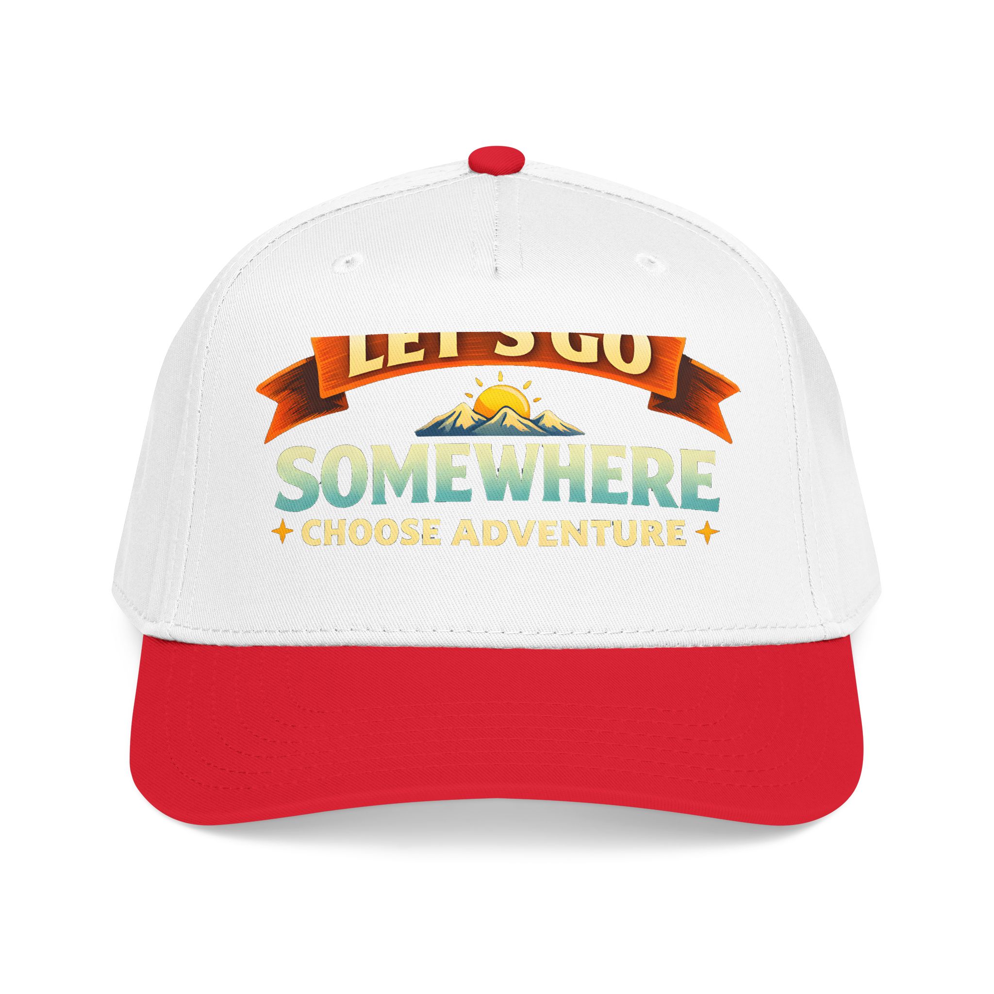 Baseball Cap - "Lets Go Somewhere" Design Scenic-Line
