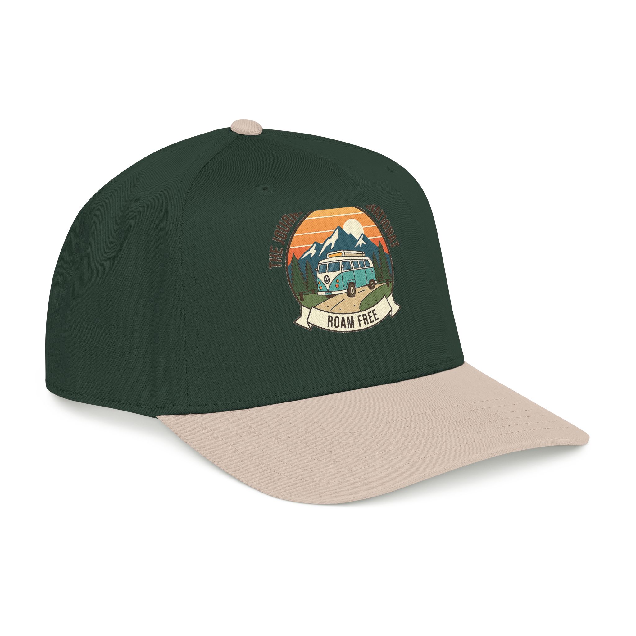 4470749869385225058_2048.jpeg Baseball Cap — "The Journey Is The Destination" Mid Profile Baseball Hat