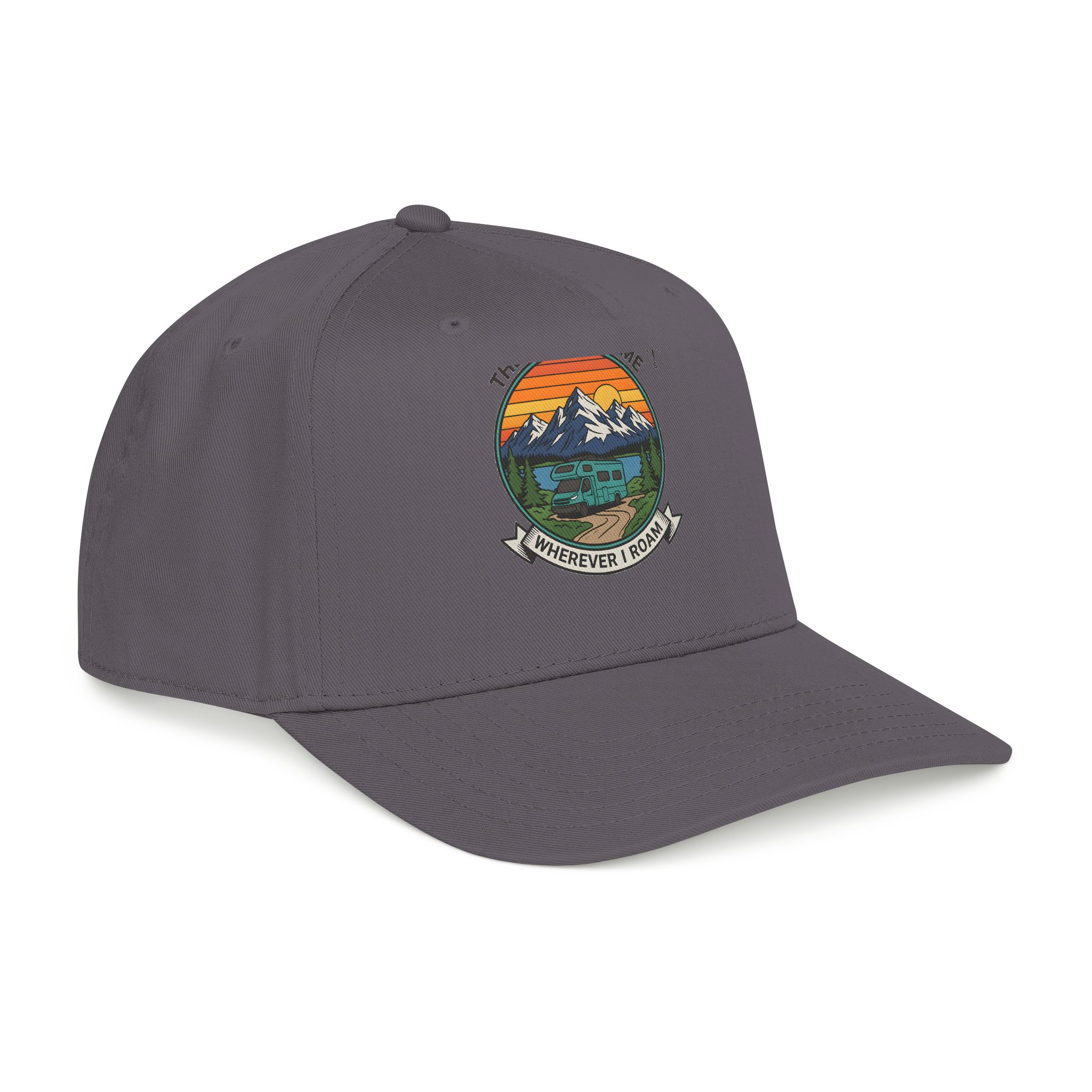 4865021029986190245_2048.jpeg Baseball Cap — "The Road Is Home, Wherever I Roam"