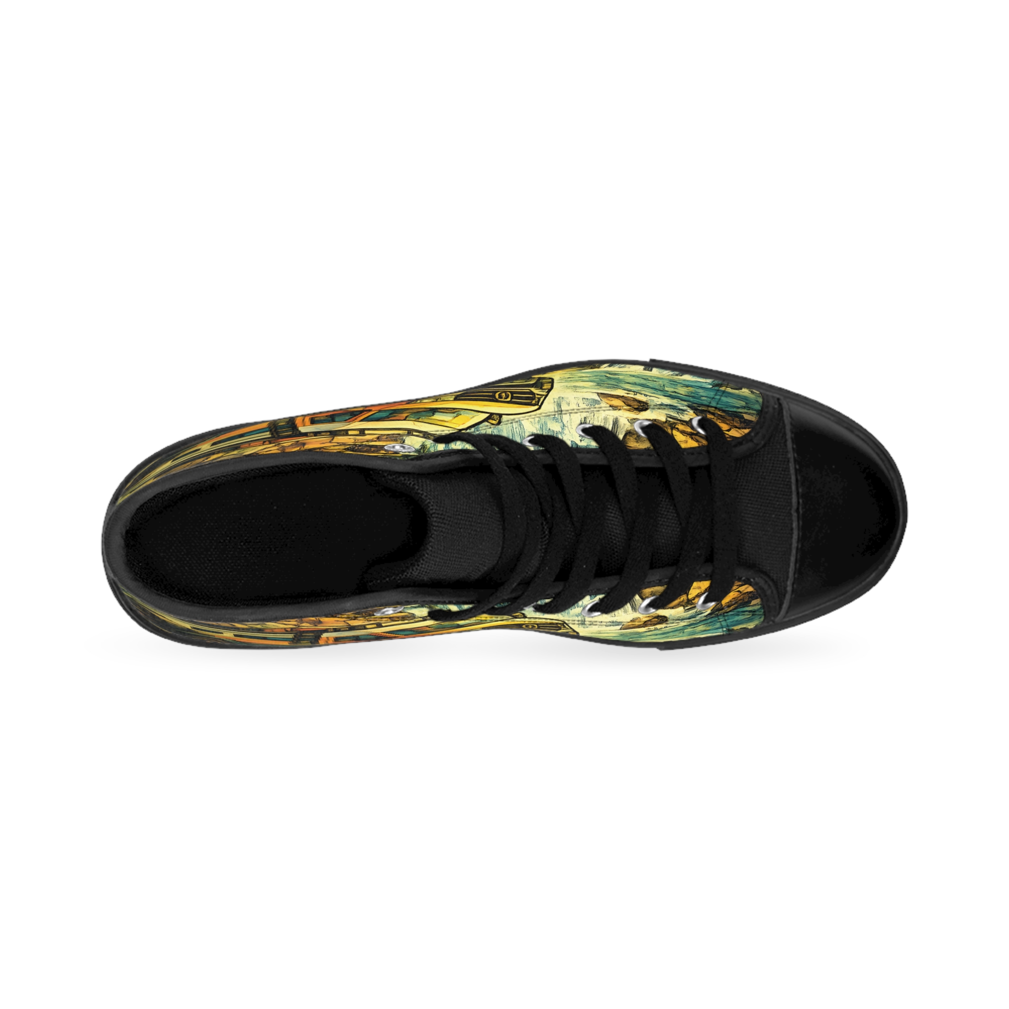 5068545316339638193_2048.jpeg Women's Classic Sneakers – VW RV Print (Cubic-Line)