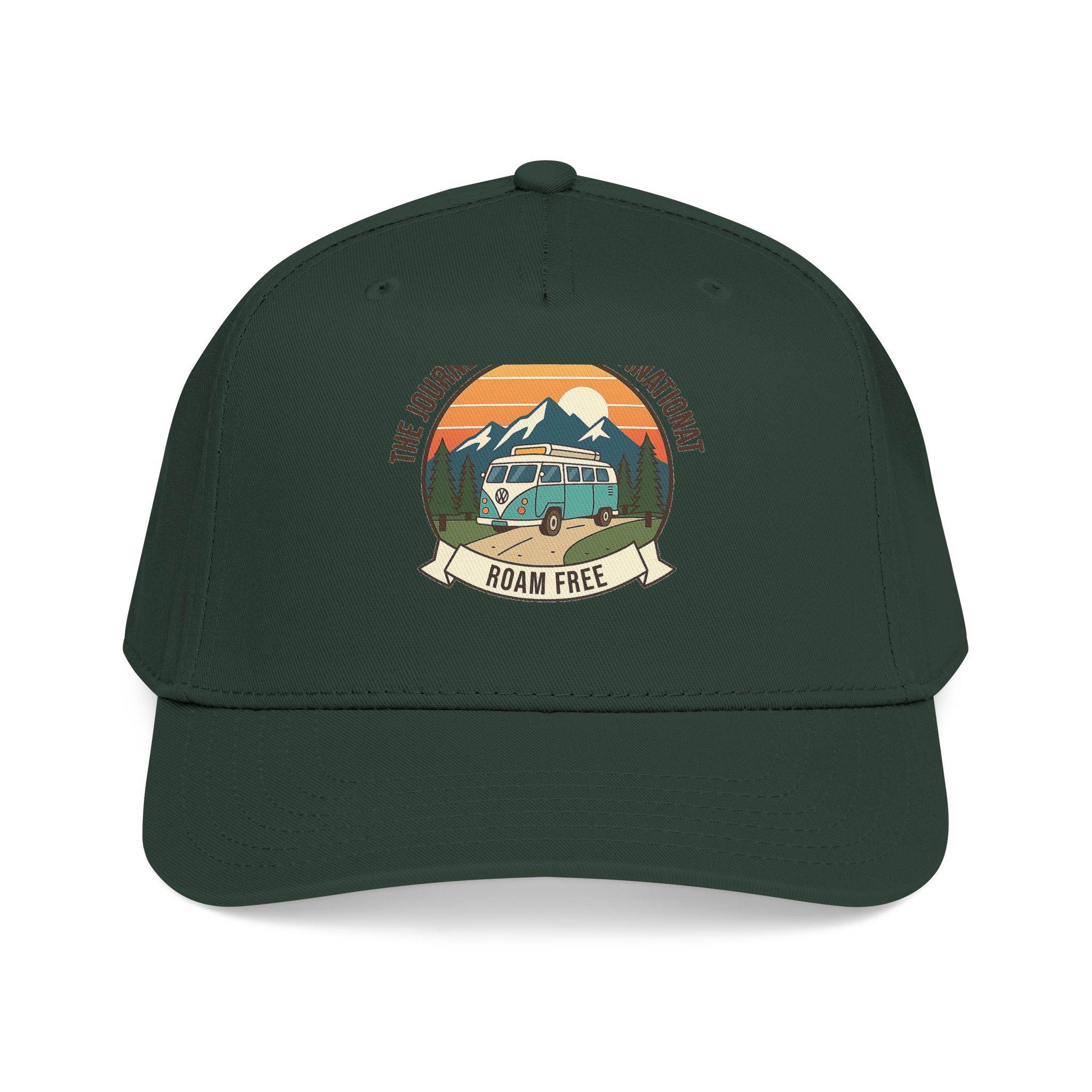 5442268565933951815_2048.jpeg Baseball Cap — "The Journey Is The Destination" Mid Profile Baseball Hat