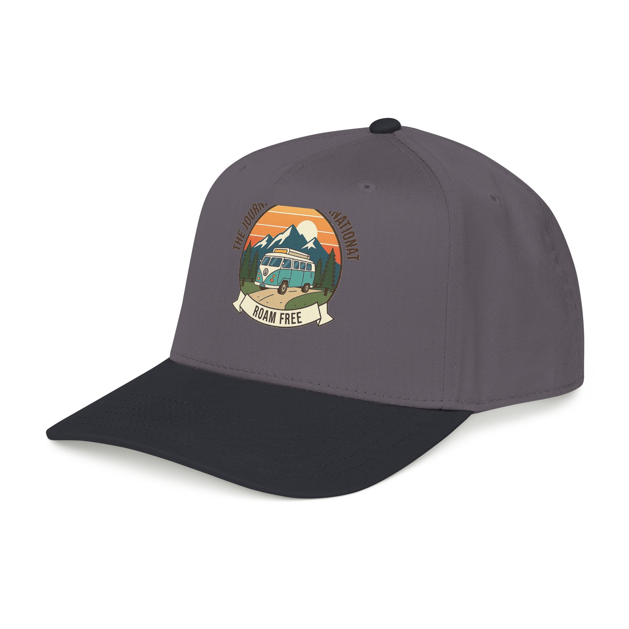 5510161613262256605_2048.jpeg Baseball Cap — "The Journey Is The Destination" Mid Profile Baseball Hat