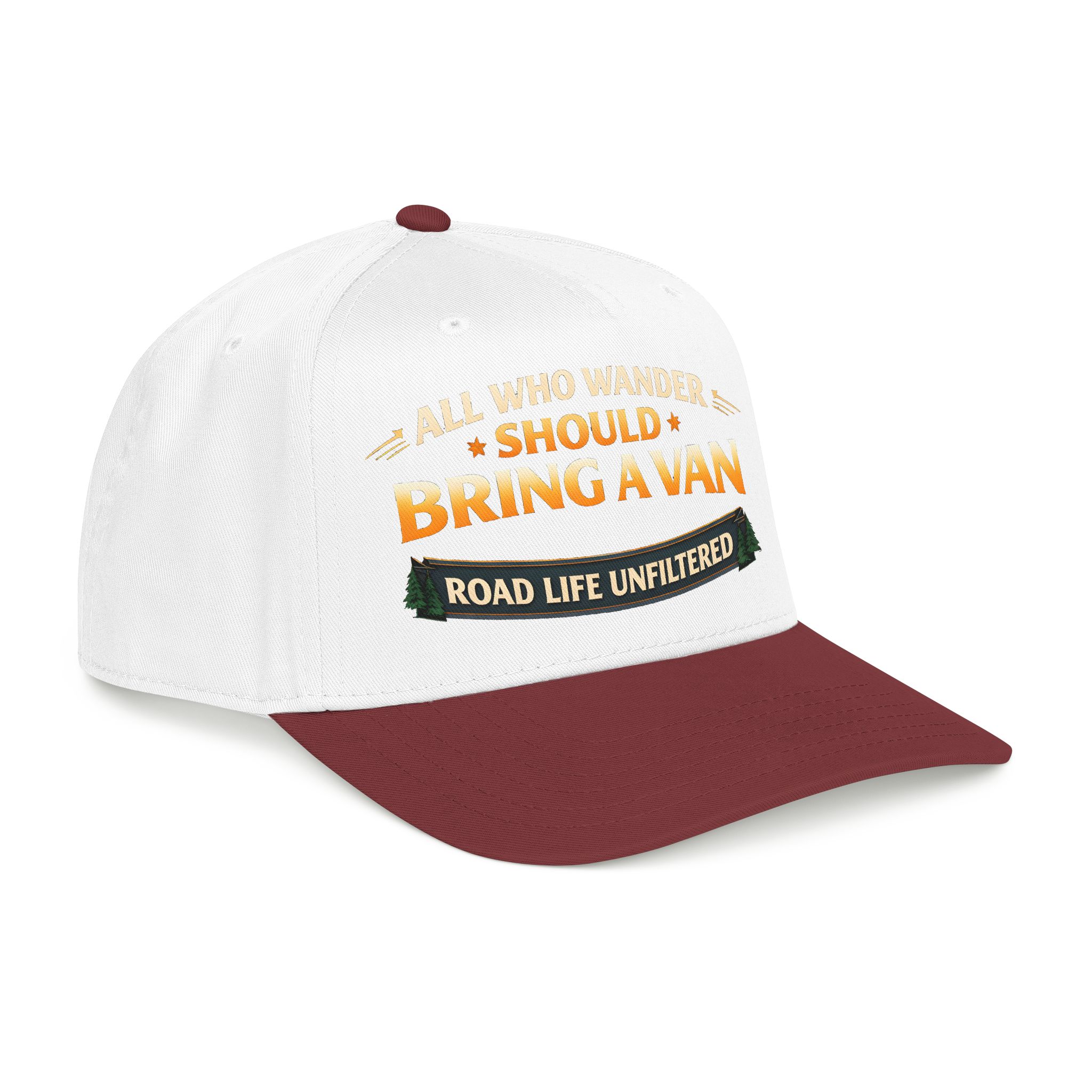 565475845073965245_2048.jpeg Baseball Cap - "All Who wander Should Bring A Van" Design Scenic-Line