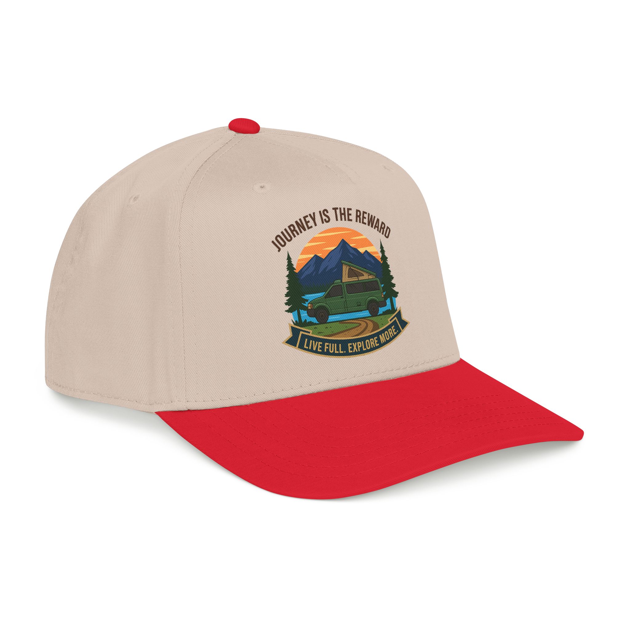 5955124415119126540_2048.jpeg Baseball Cap - "Journey Is The Reward" Outdoor Baseball Hat