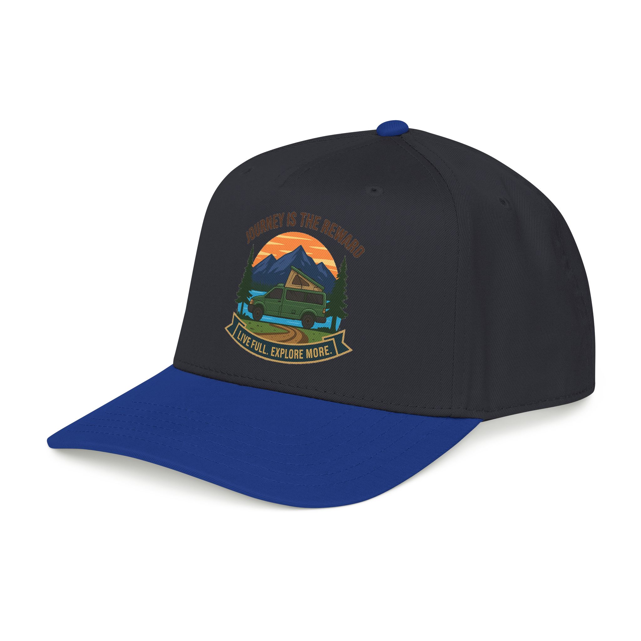 6071293948648269143_2048.jpeg Baseball Cap - "Journey Is The Reward" Outdoor Baseball Hat