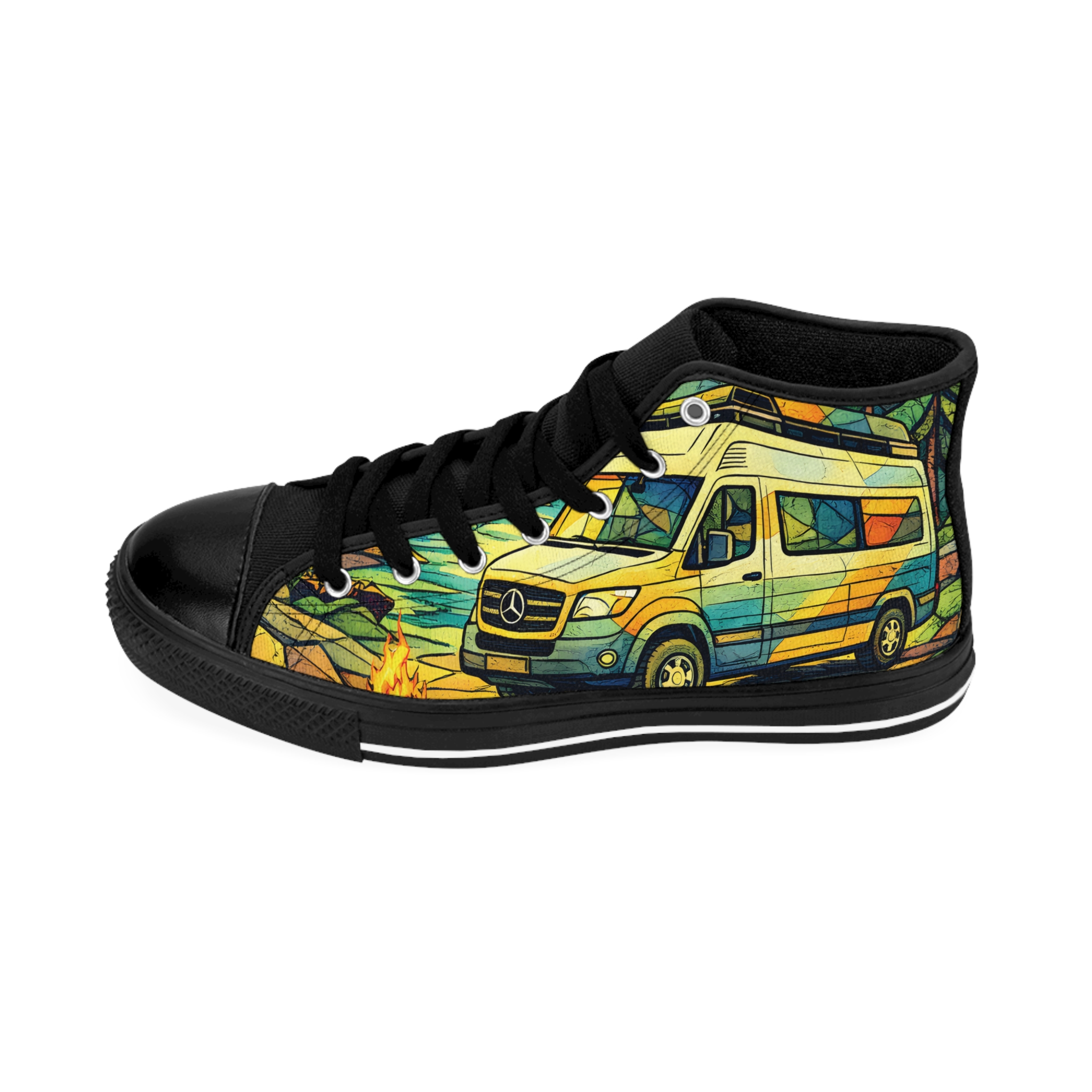 6133673942673848529_2048.jpeg Men's High Top Sneakers — Mercedes RV Shoes (Design Cubic-Line)