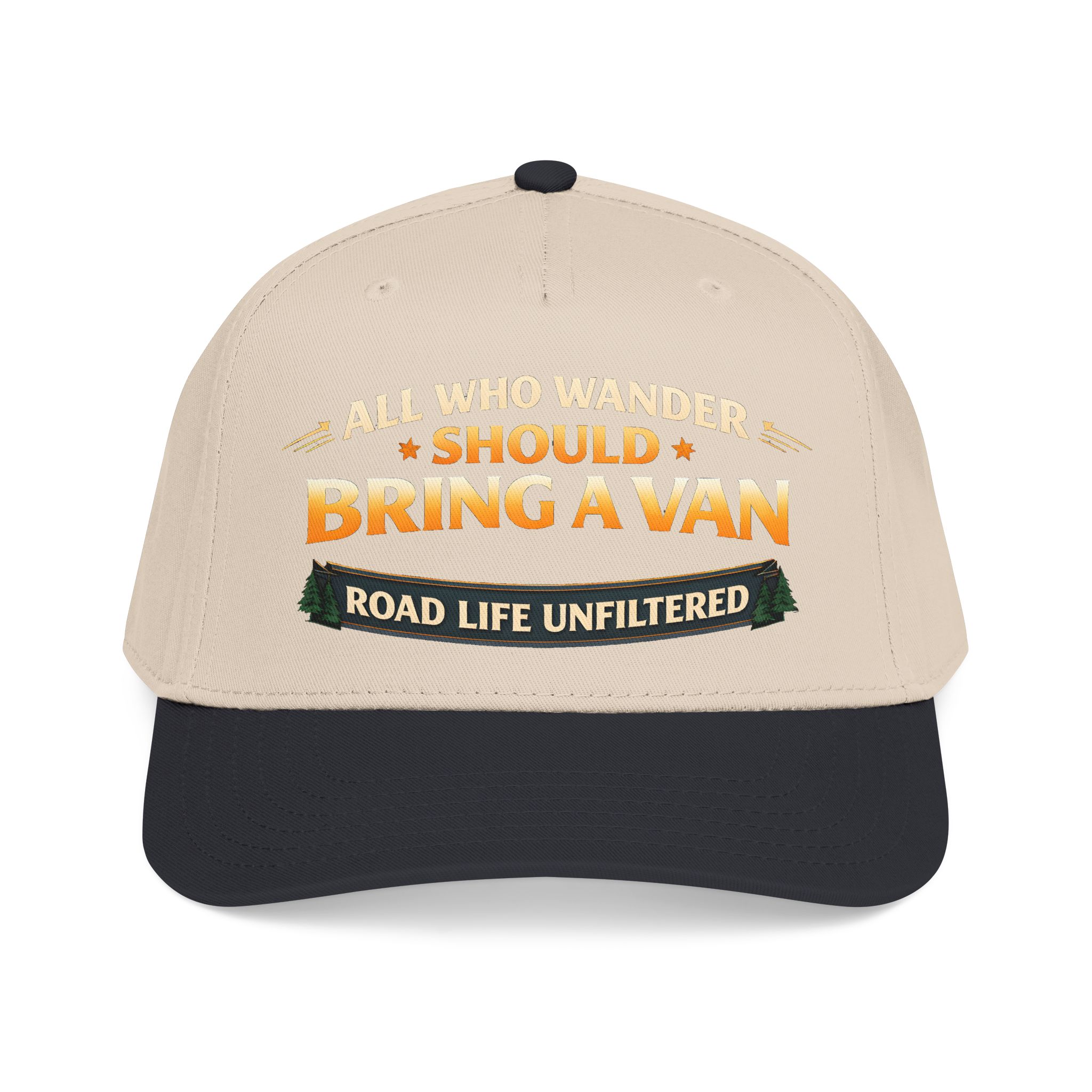 6186422337474596584_2048.jpeg Baseball Cap - "All Who wander Should Bring A Van" Design Scenic-Line