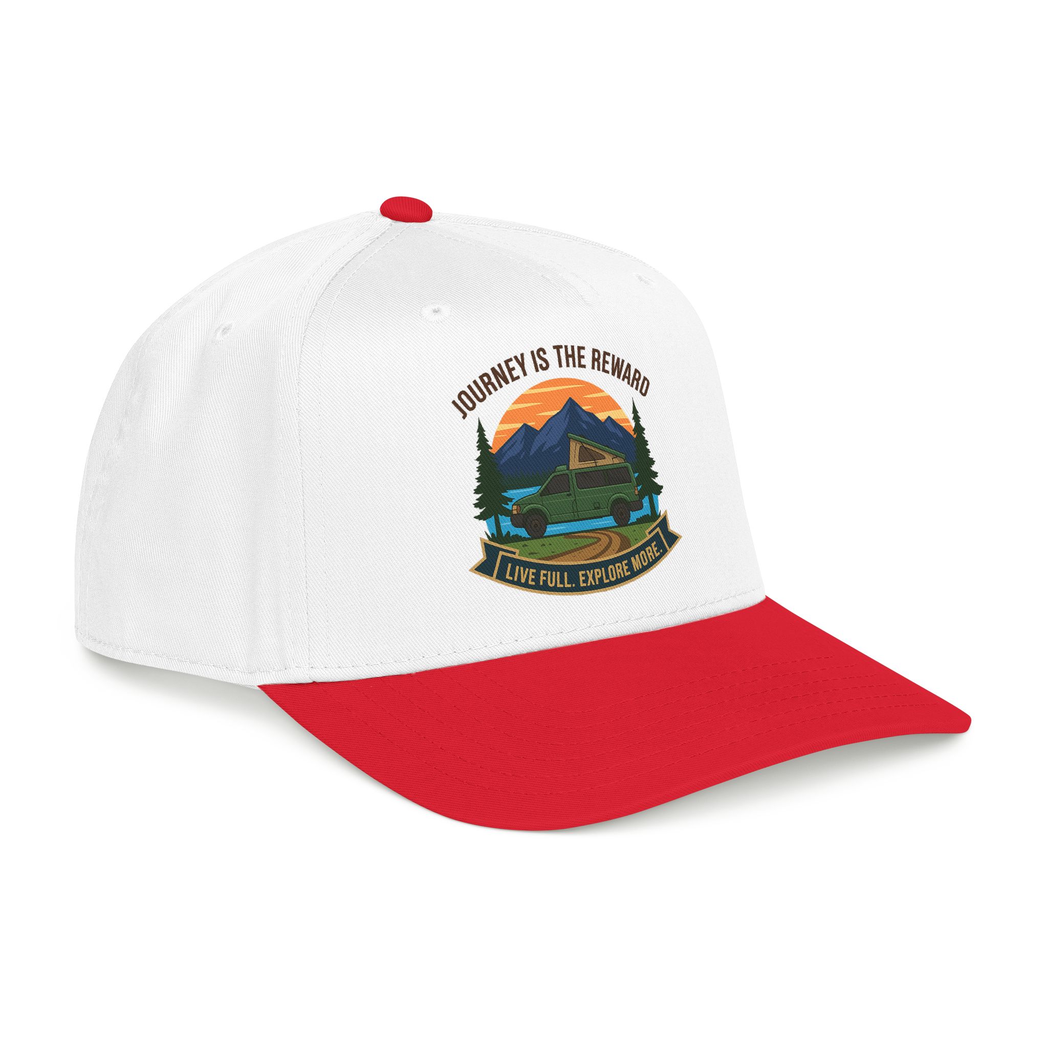 634555779624066031_2048.jpeg Baseball Cap - "Journey Is The Reward" Outdoor Baseball Hat