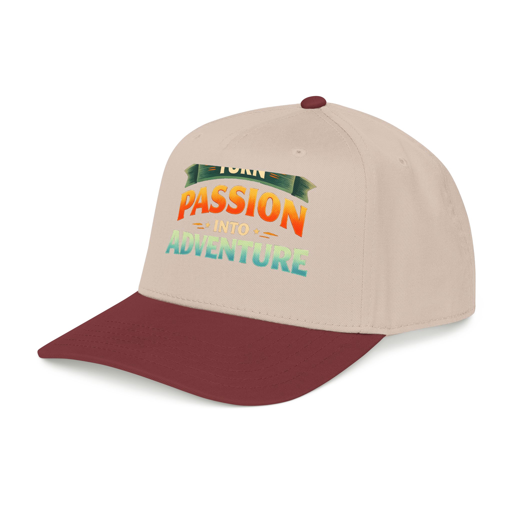 Baseball Cap - "Turn Passion Into Adventure" Design Scenic-Line