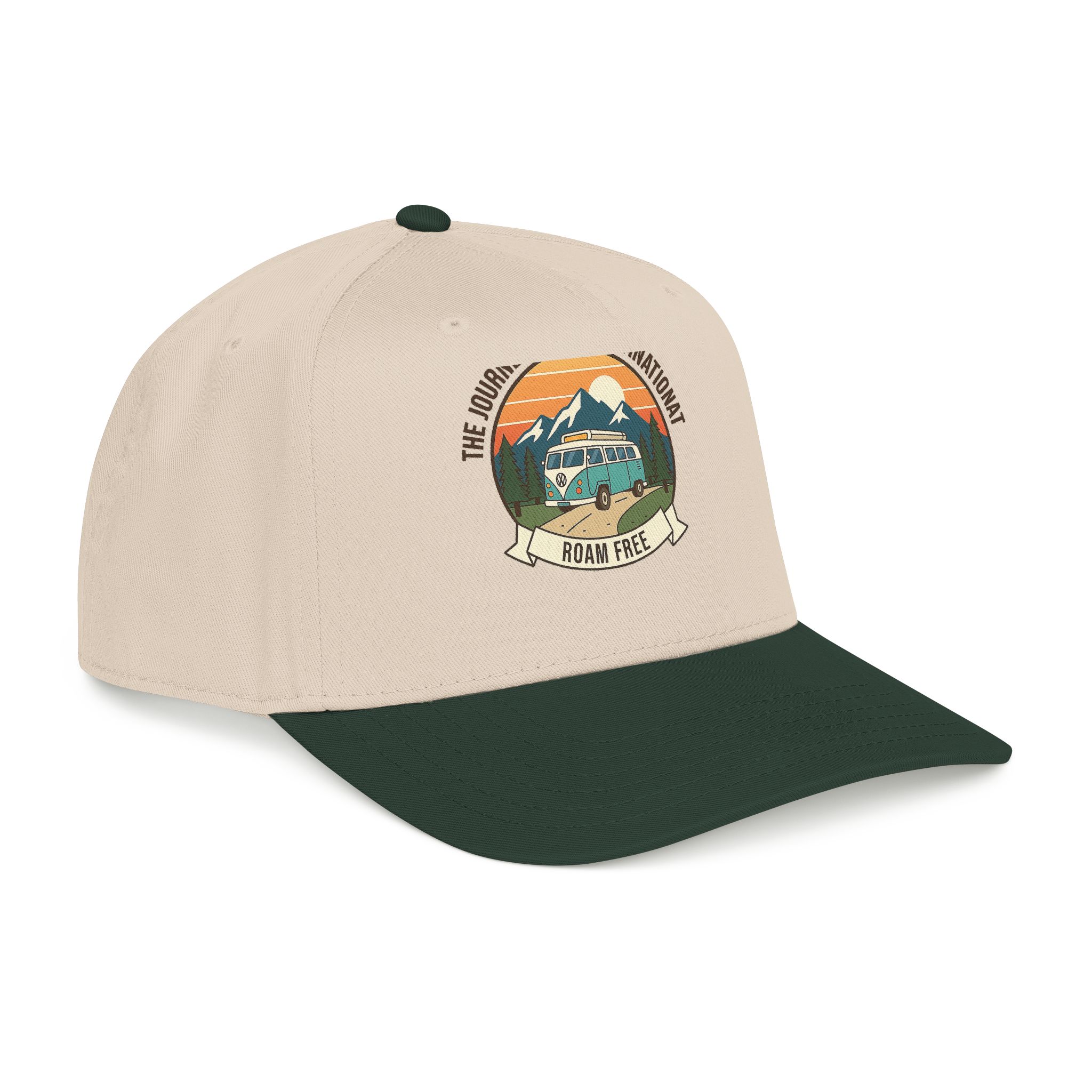 6469316236031309287_2048.jpeg Baseball Cap — "The Journey Is The Destination" Mid Profile Baseball Hat