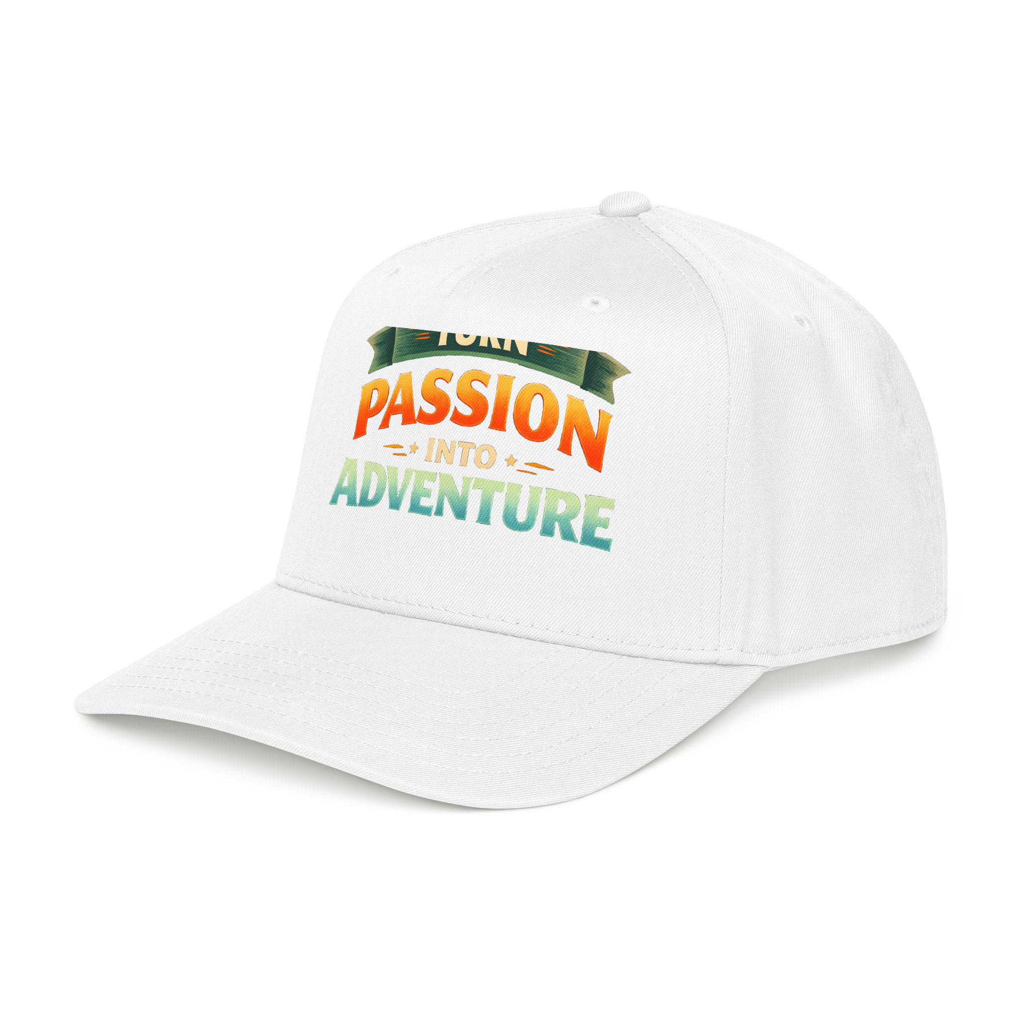 Baseball Cap - "Turn Passion Into Adventure" Design Scenic-Line