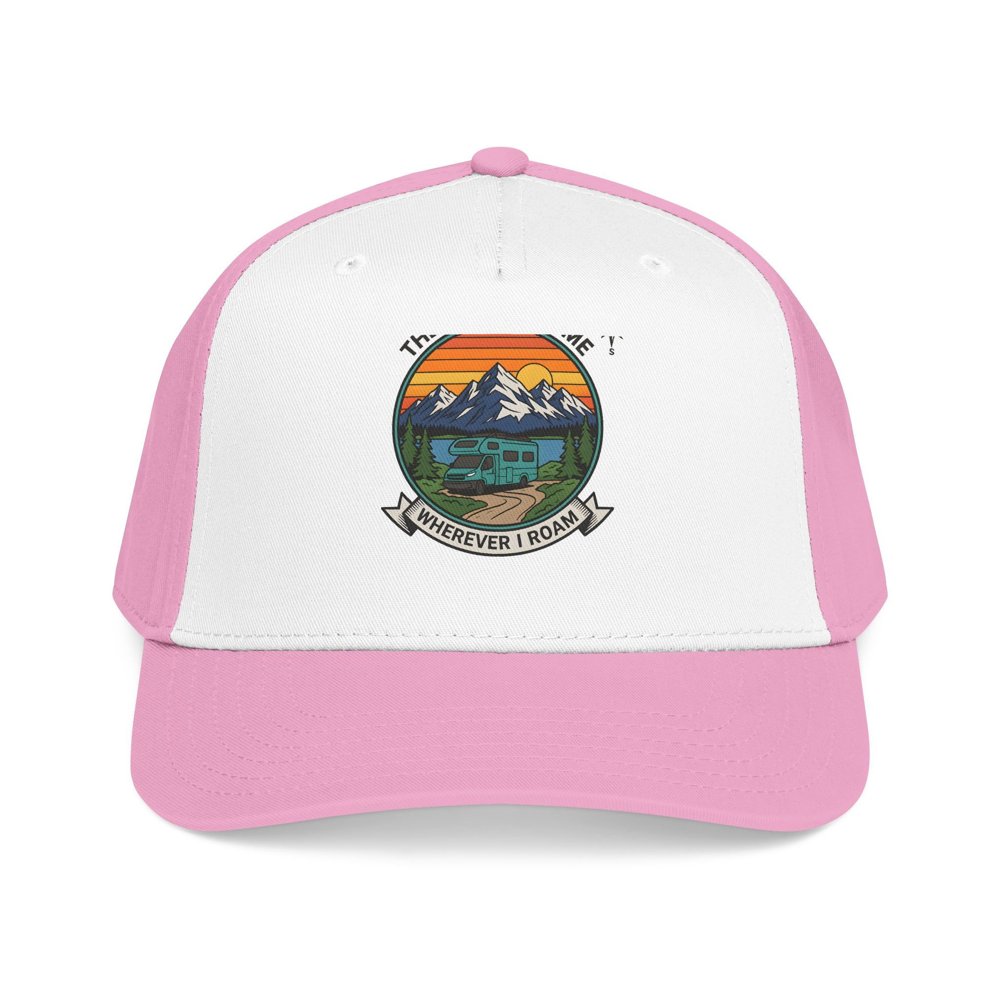 6920633491231593622_2048.jpeg Baseball Cap — "The Road Is Home, Wherever I Roam"