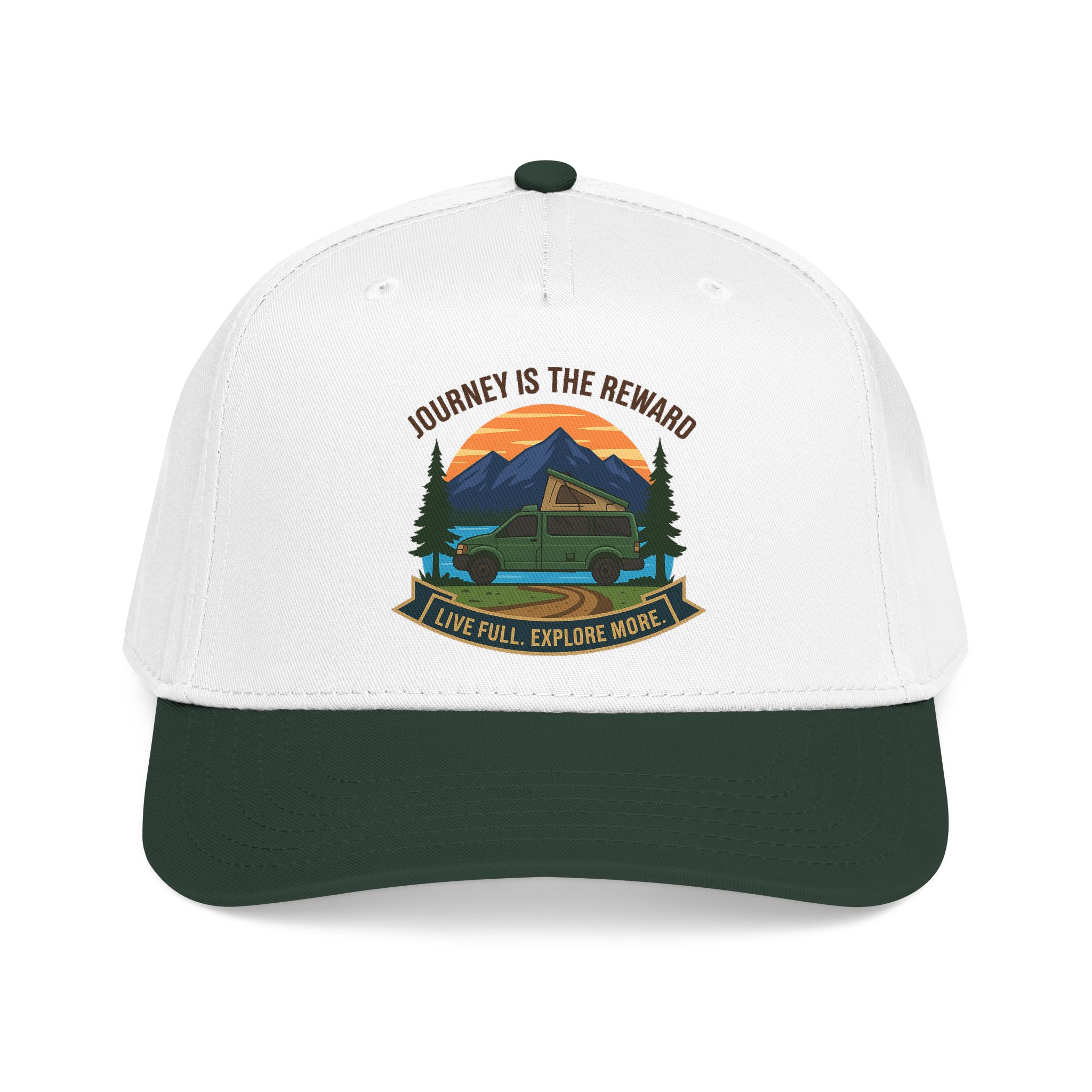 7035932537254759982_2048.jpeg Baseball Cap - "Journey Is The Reward" Outdoor Baseball Hat