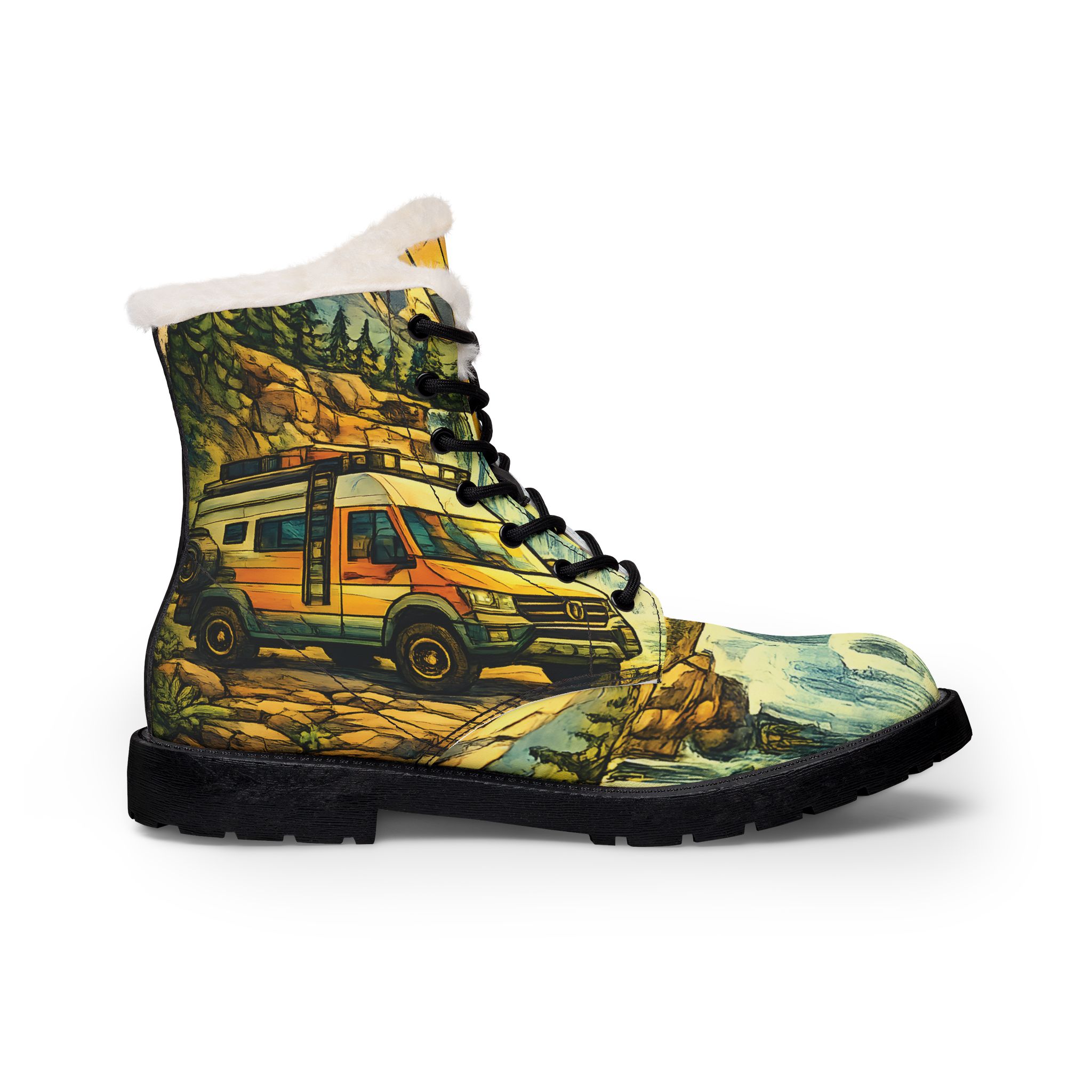 7189061111895193792_2048.jpeg Men's Fur and Leather Boots — VW Camper Print (Cubic-Line)