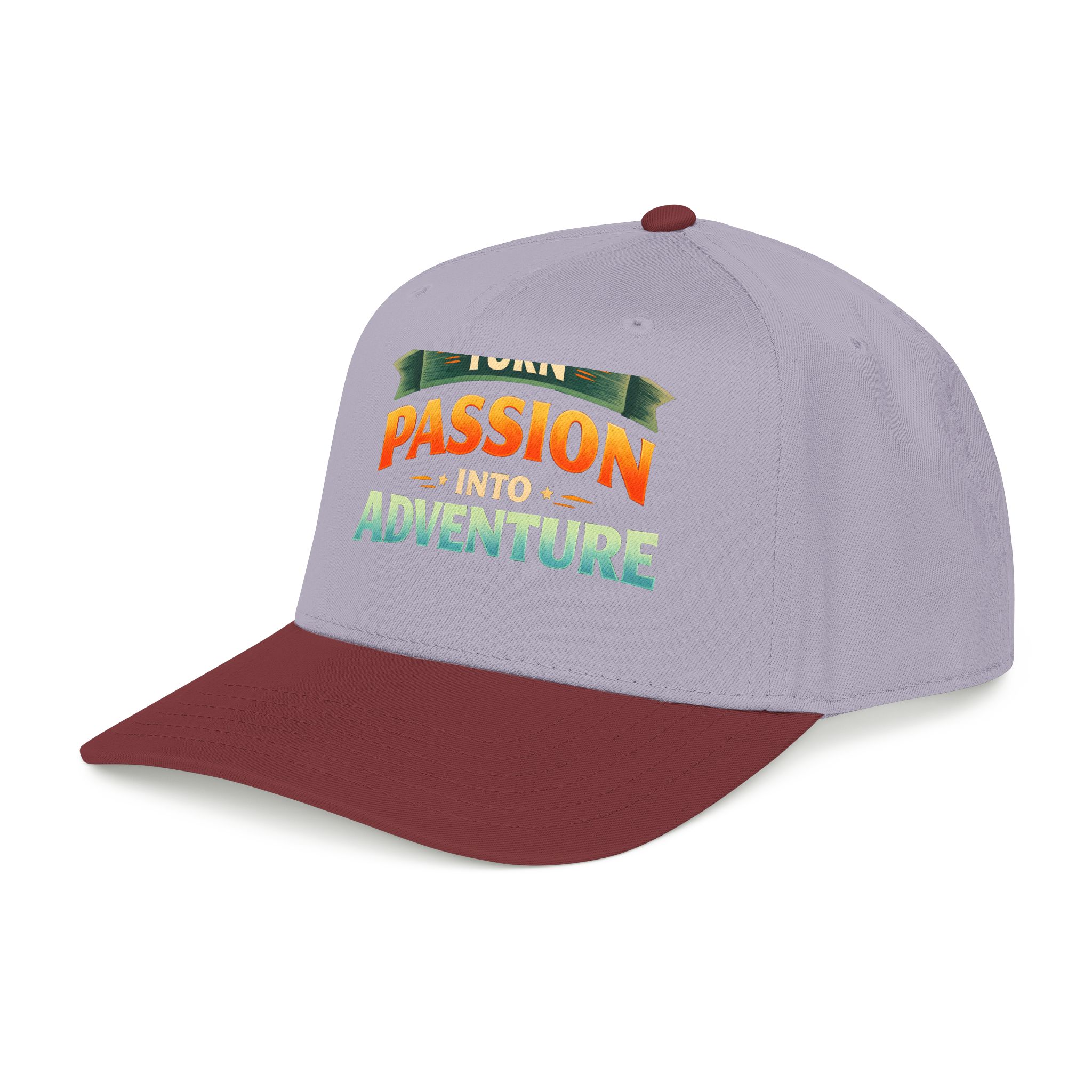 Baseball Cap - "Turn Passion Into Adventure" Design Scenic-Line