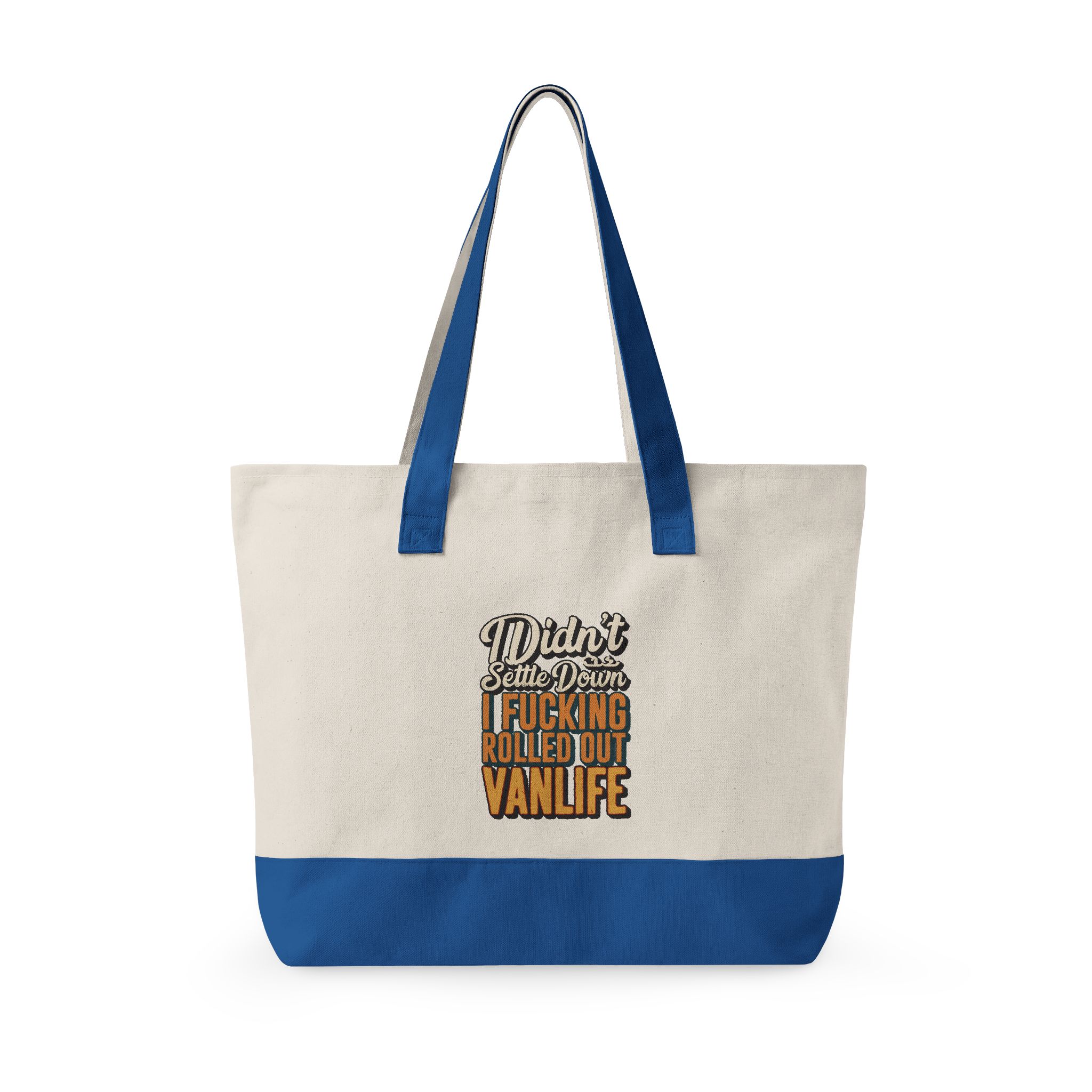 7319770723093401927_2048.jpeg Zippered Canvas Tote — "I didnt Settle Down" (Design F**K-Line)