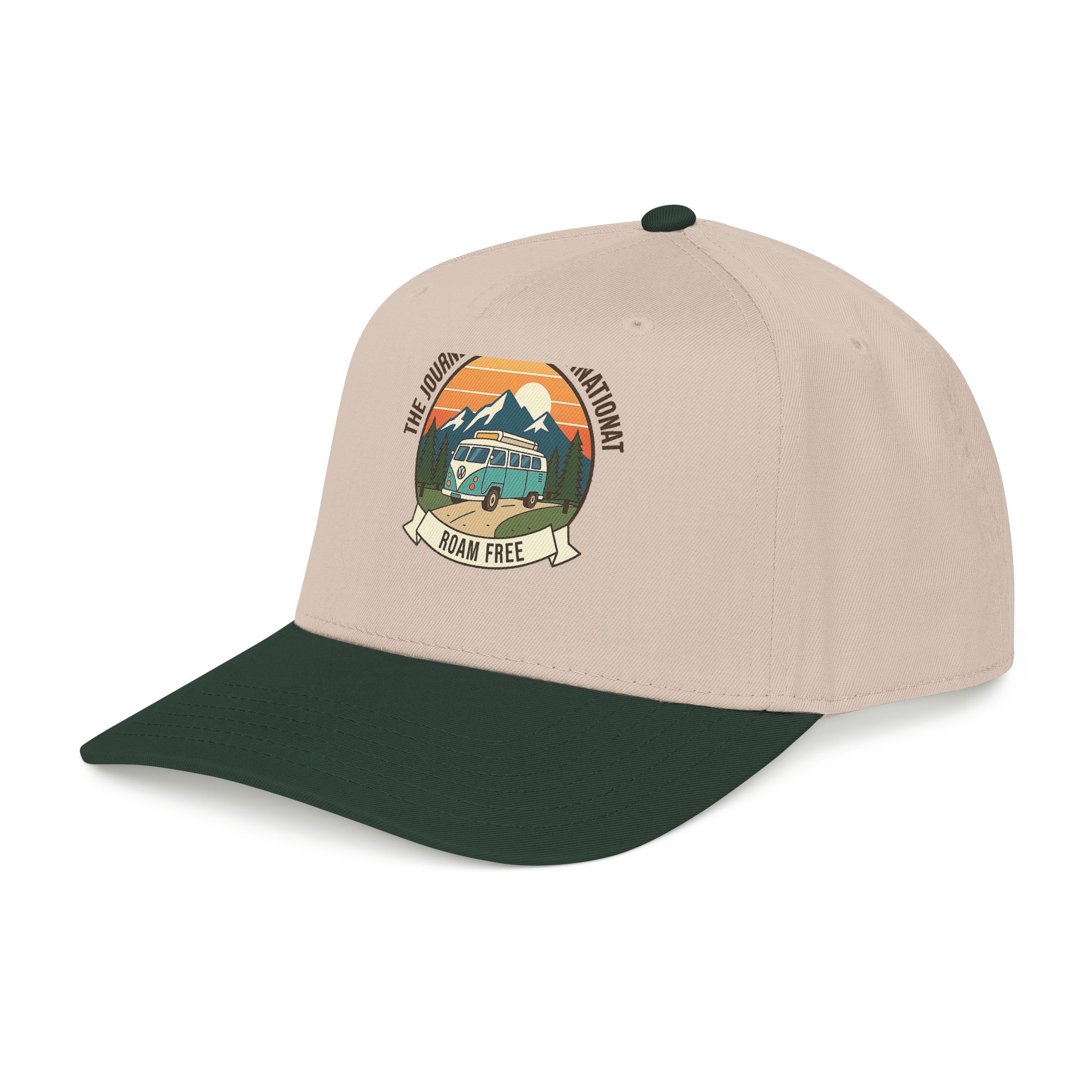 7425219347767327158_2048.jpeg Baseball Cap — "The Journey Is The Destination" Mid Profile Baseball Hat