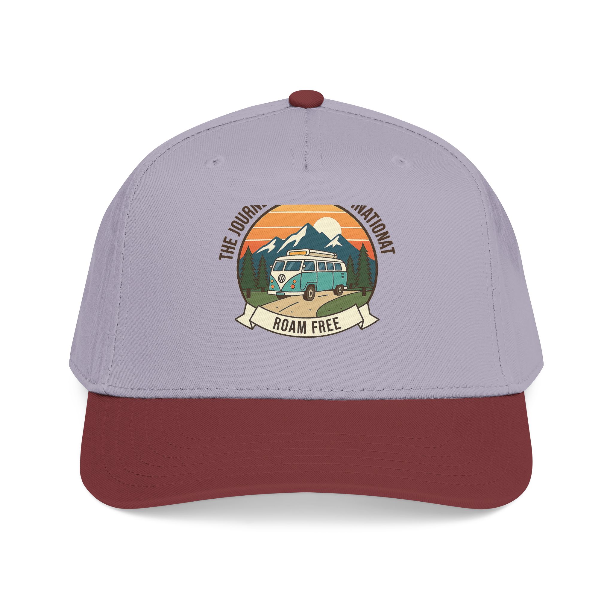 7426127685704282859_2048.jpeg Baseball Cap — "The Journey Is The Destination" Mid Profile Baseball Hat