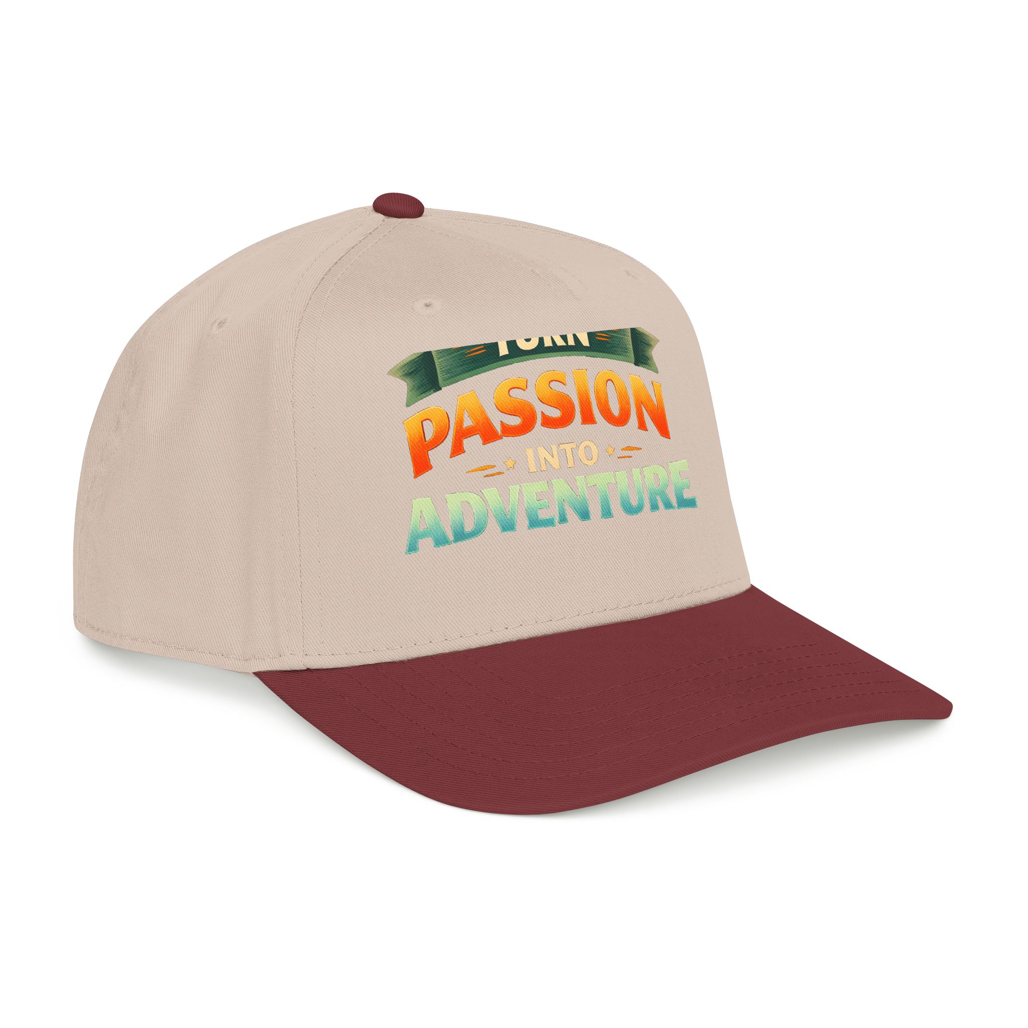 Baseball Cap - "Turn Passion Into Adventure" Design Scenic-Line