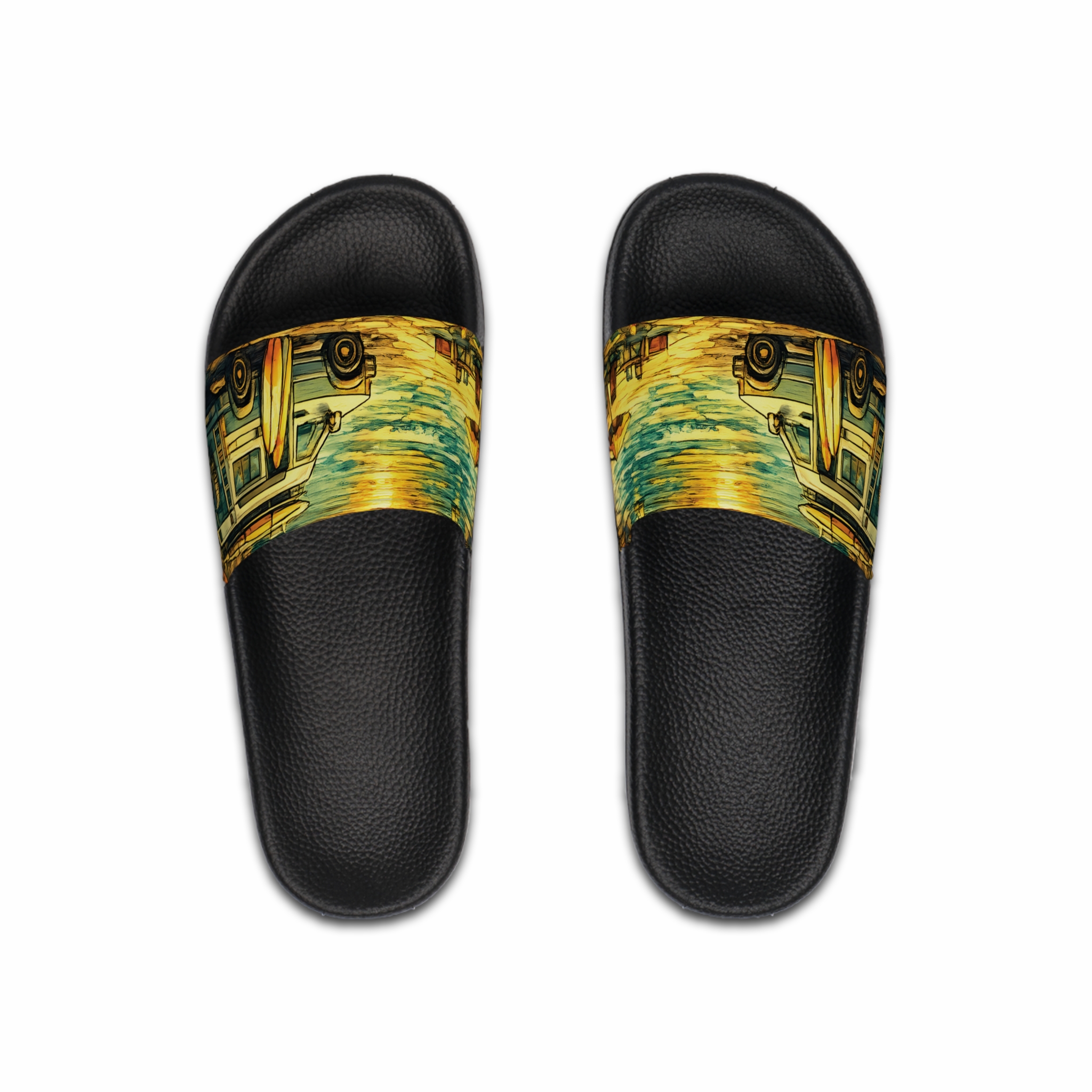 Men's Slide Sandals — Vibes for Men (Cubic-Line)