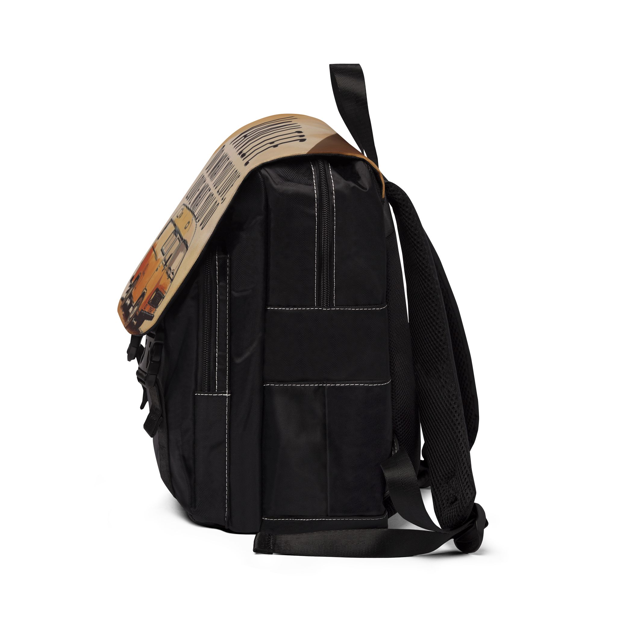 Unisex Casual Shoulder Backpack — “Do What You Love, Love What You Do” Travel Bag