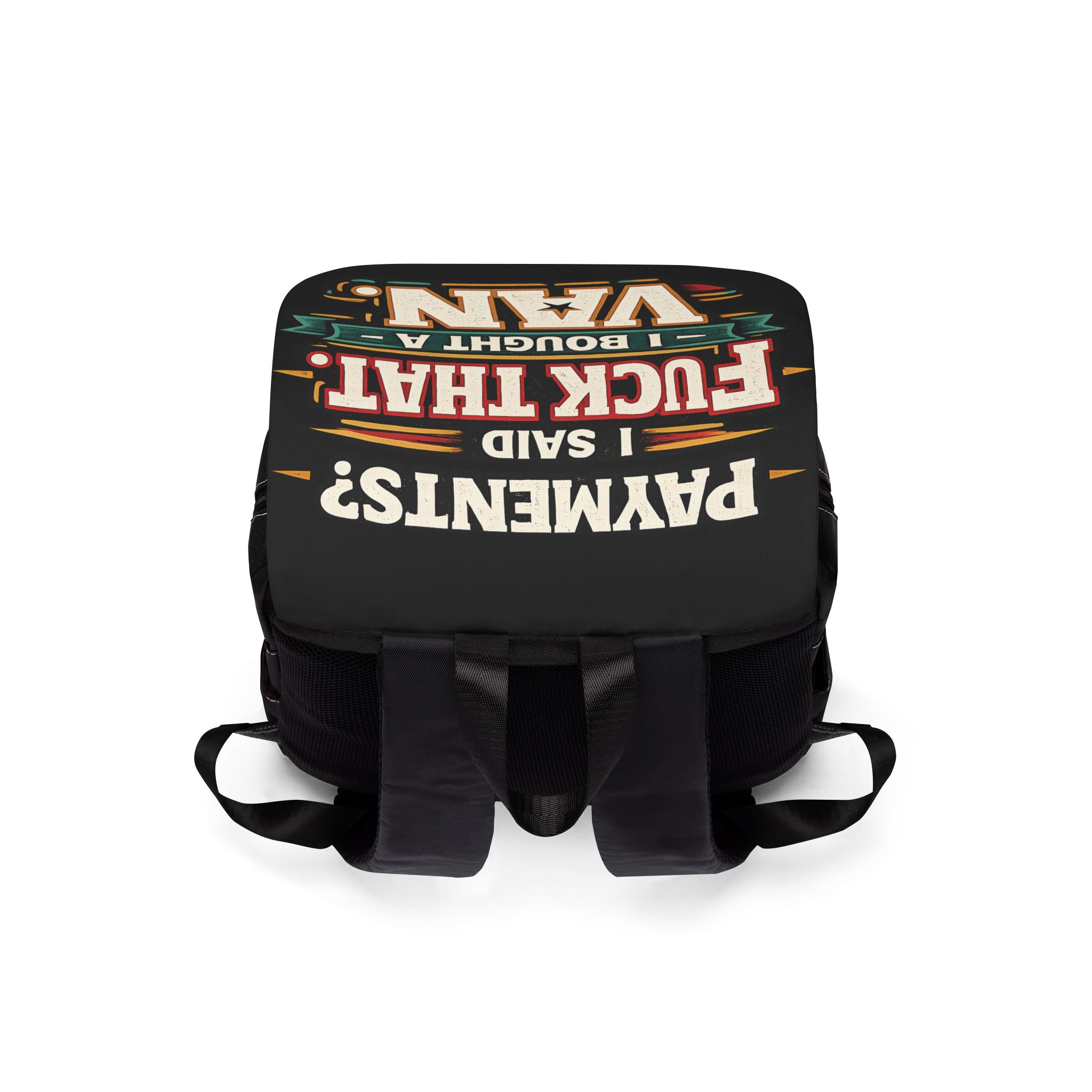 8328098154582334446_2048.jpeg Unisex Casual Shoulder Backpack — "Payments?I Said" Design F**K-Line