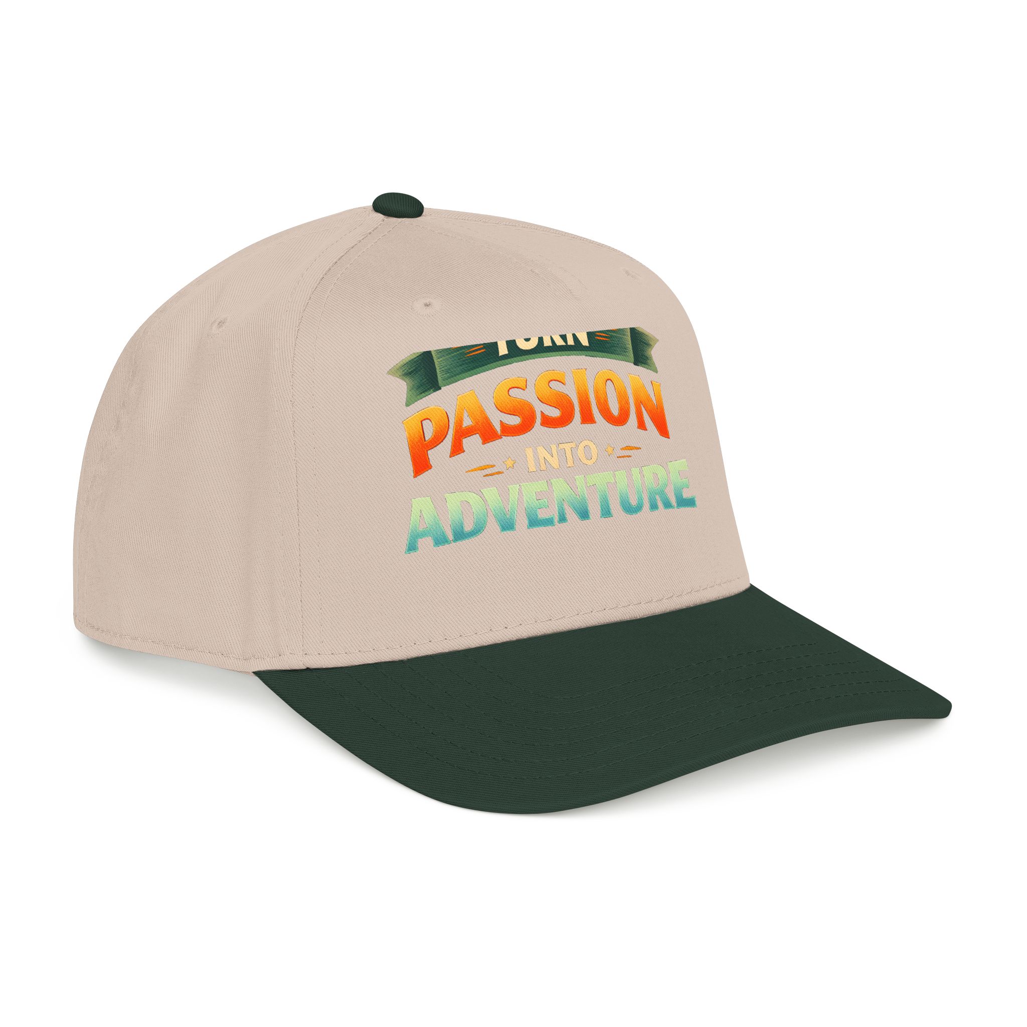 Baseball Cap - "Turn Passion Into Adventure" Design Scenic-Line
