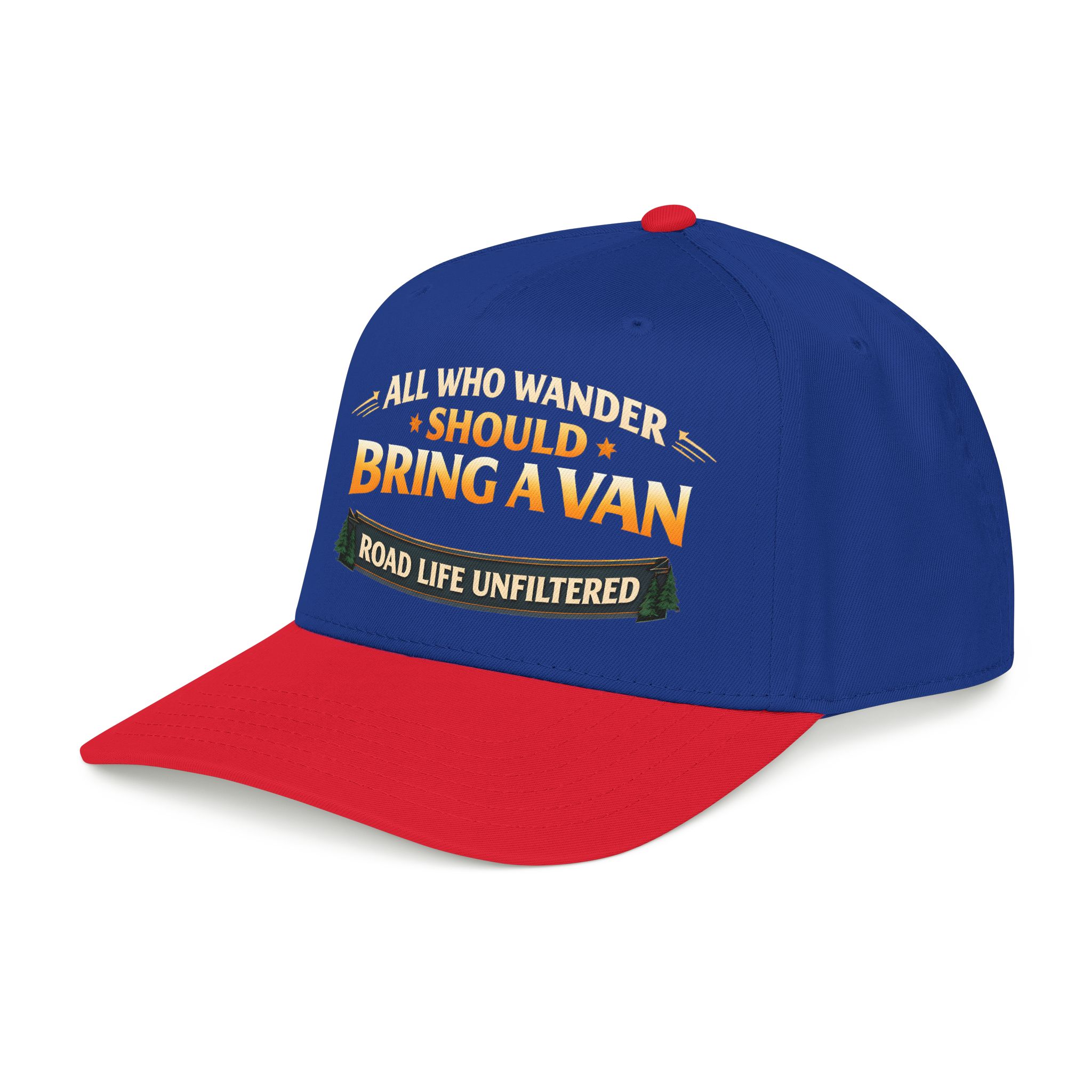 8461344674730185297_2048.jpeg Baseball Cap - "All Who wander Should Bring A Van" Design Scenic-Line