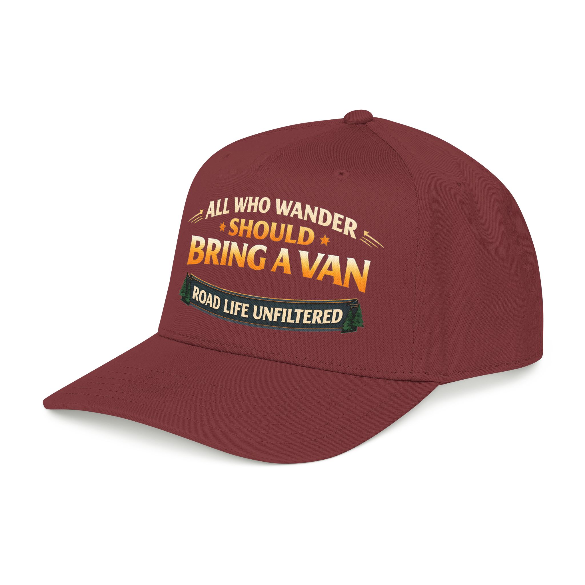 8904318803482297261_2048.jpeg Baseball Cap - "All Who wander Should Bring A Van" Design Scenic-Line