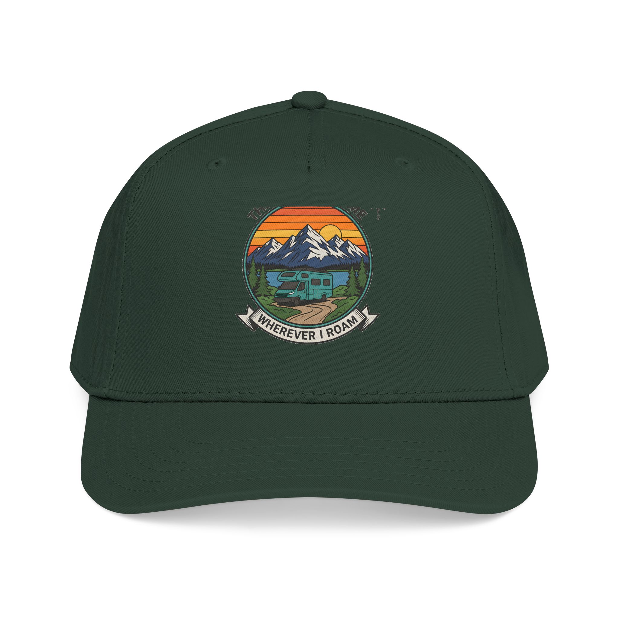9079473591895642078_2048.jpeg Baseball Cap — "The Road Is Home, Wherever I Roam"