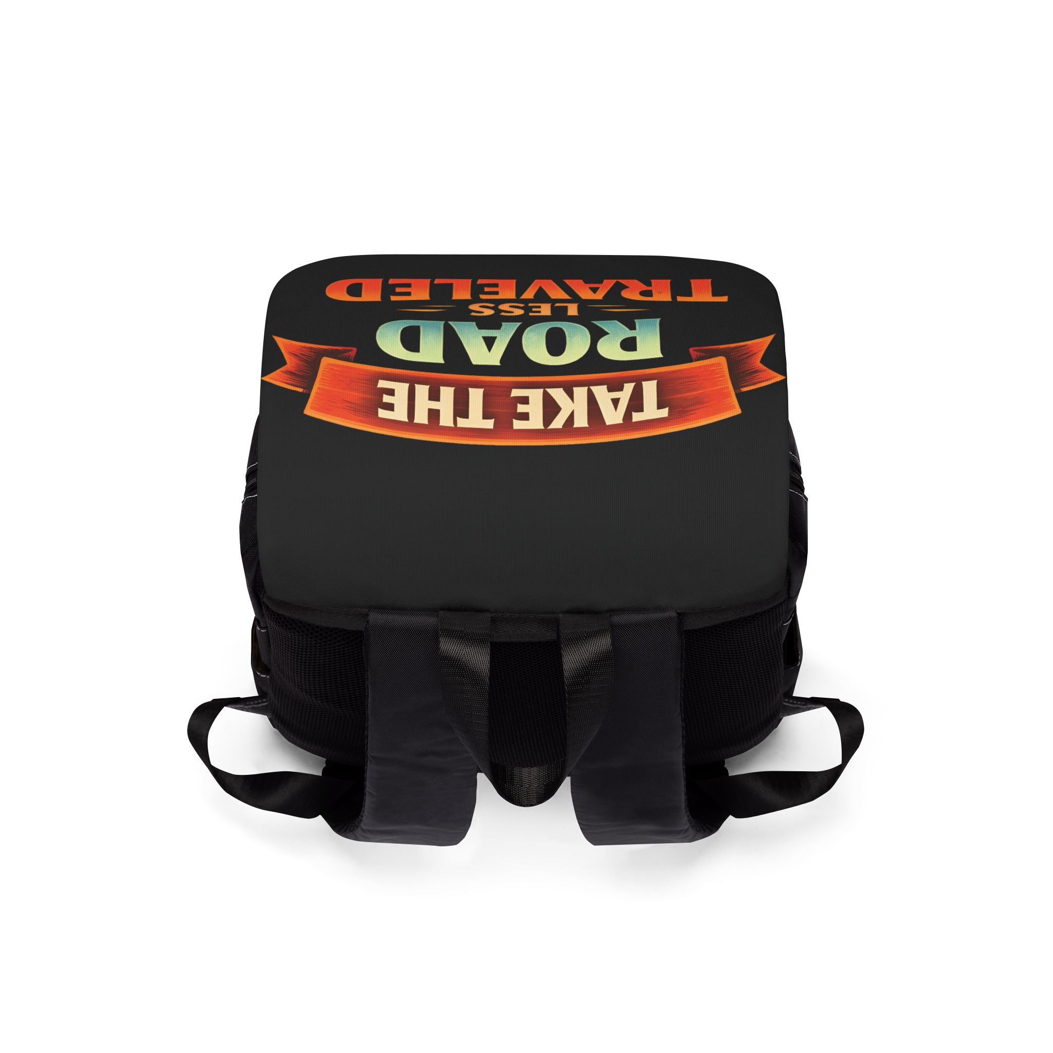 9164070717468371400_2048.jpeg Unisex Casual Shoulder Backpack—"Take The Road Less Traveled" Design Scenic-Line(Campervan)