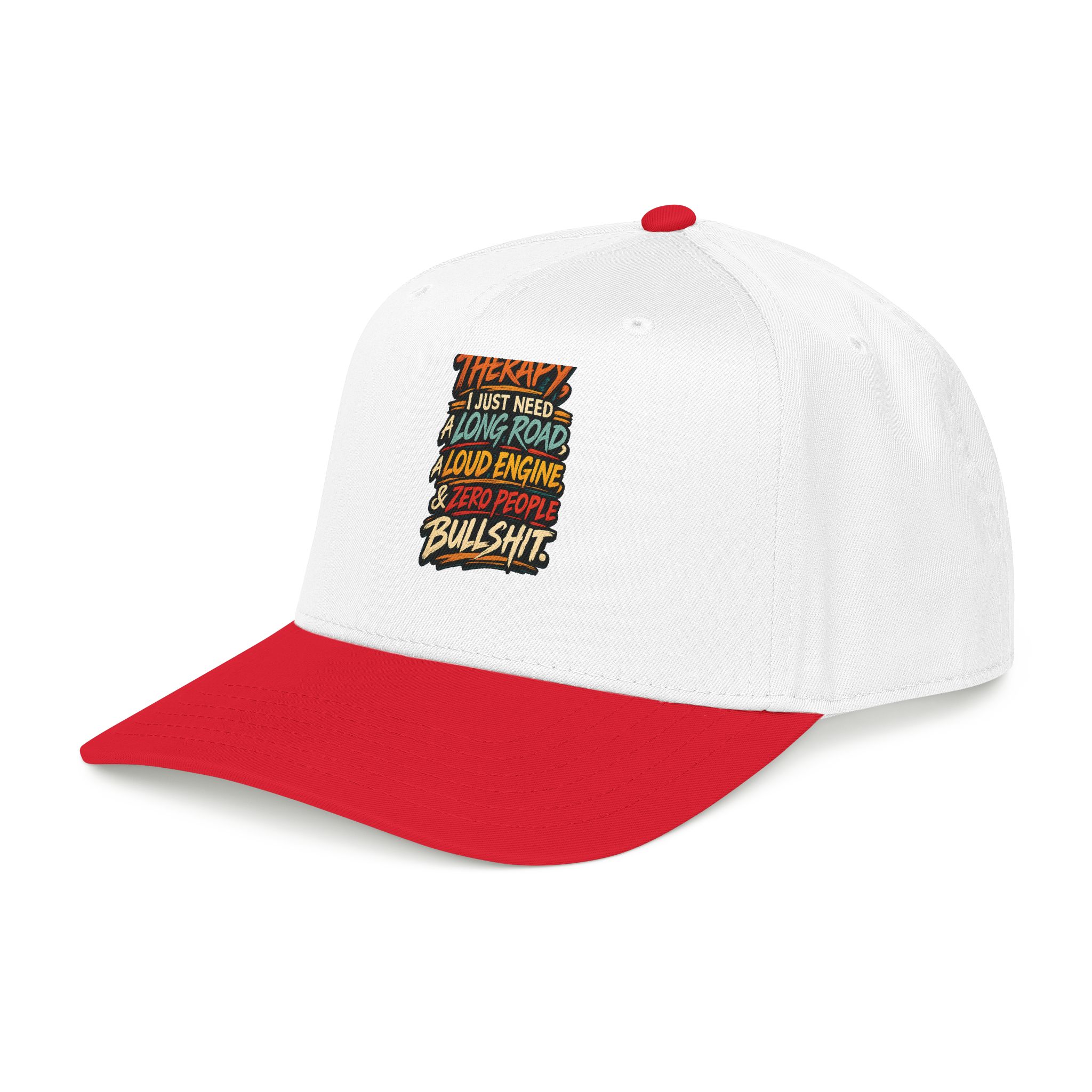 9301575904717327896_2048.jpeg Baseball Cap - "I Dont Need Therapy" Design F**K-Line