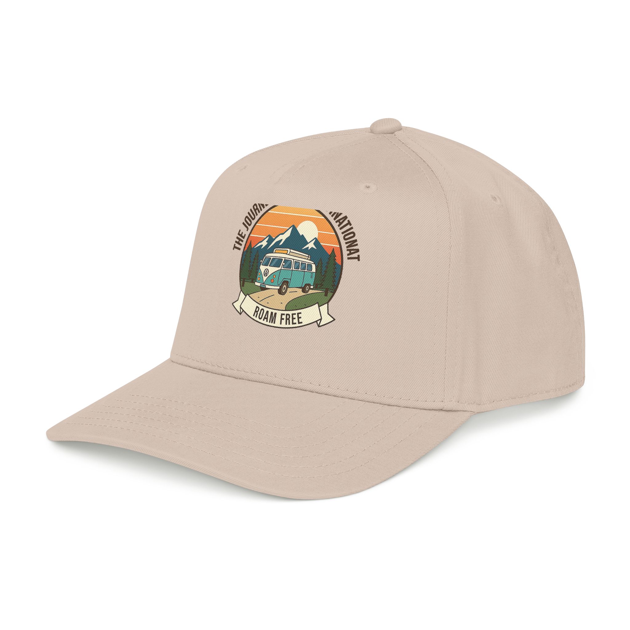 9328170867187047927_2048.jpeg Baseball Cap — "The Journey Is The Destination" Mid Profile Baseball Hat