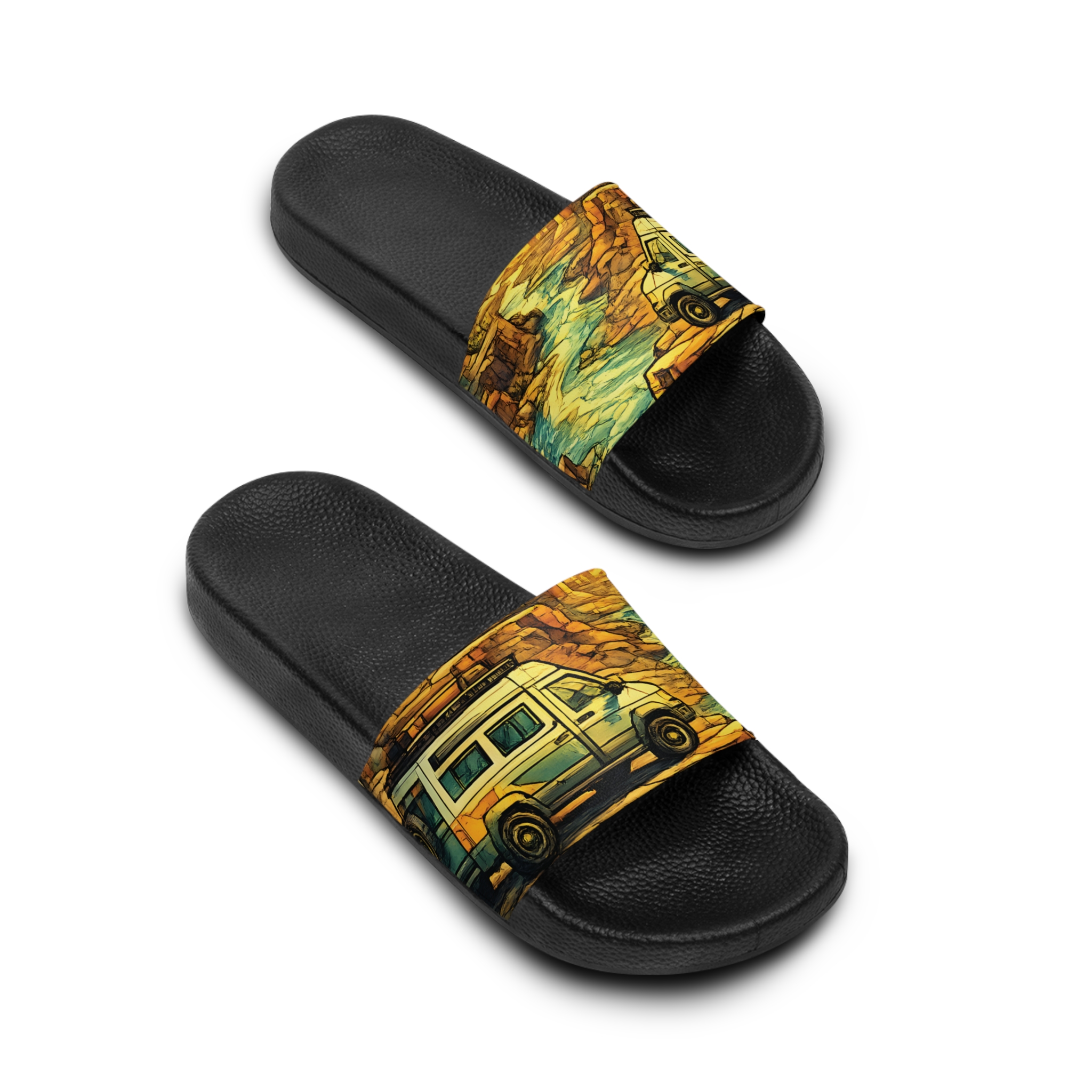 9707468072188399113_2048.jpeg Men's Slide Sandals — Ford RV Vibes for Men (Cubic-Line)