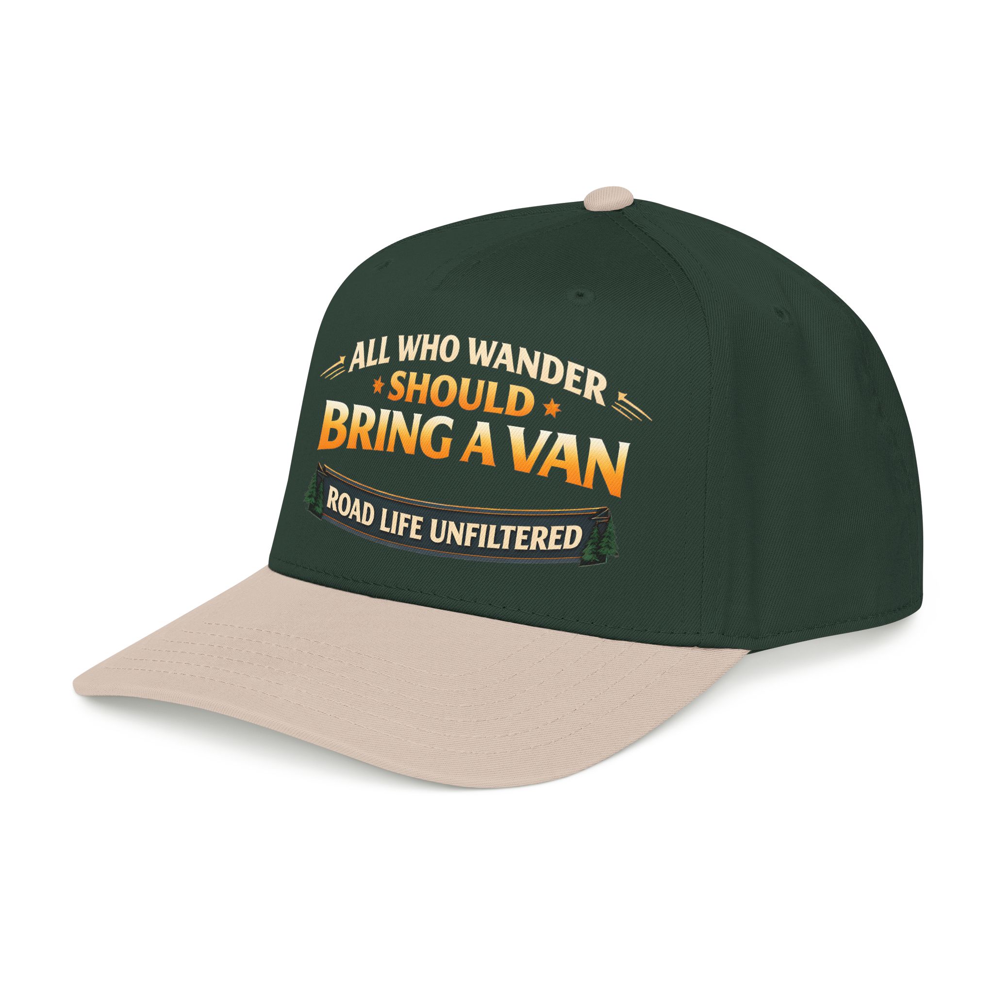 9726288851943036654_2048.jpeg Baseball Cap - "All Who wander Should Bring A Van" Design Scenic-Line