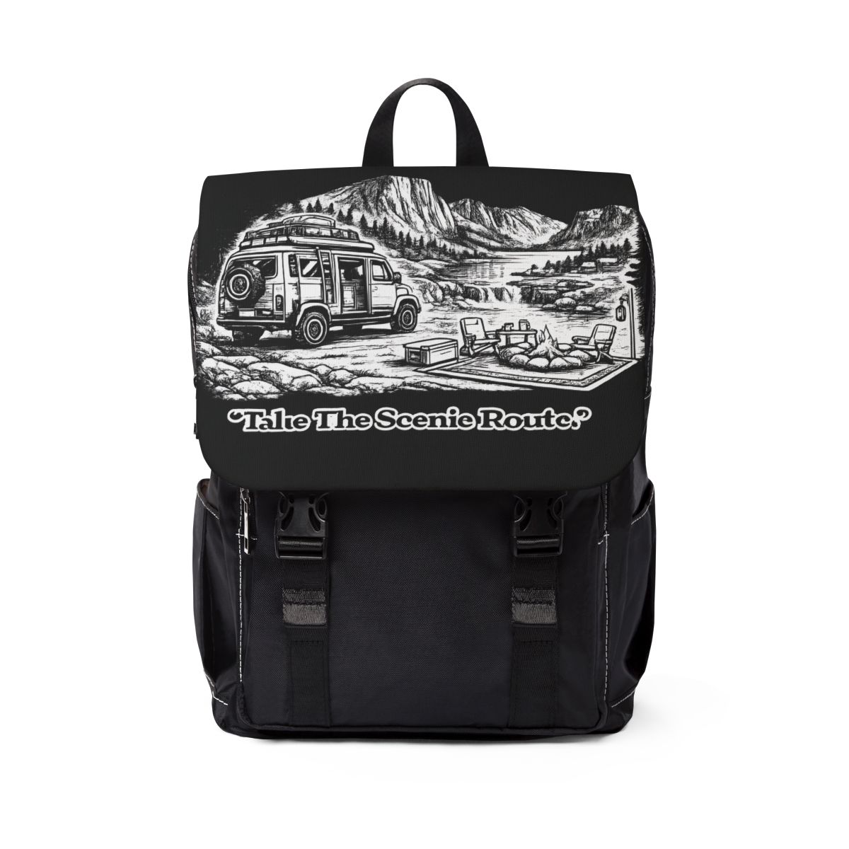 Gift Bag | "Home Is Where You Park It-But Christmas Is Where You Unwrap The Adventure - Merry Van-mas" Camper