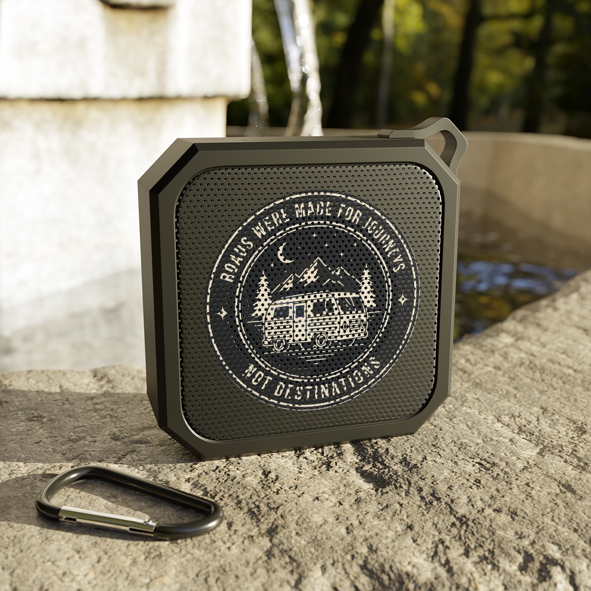 Bluetooth Speaker — “Adventure Awaits-Go Where You Feel Most Alive” Outdoor Portable Speaker