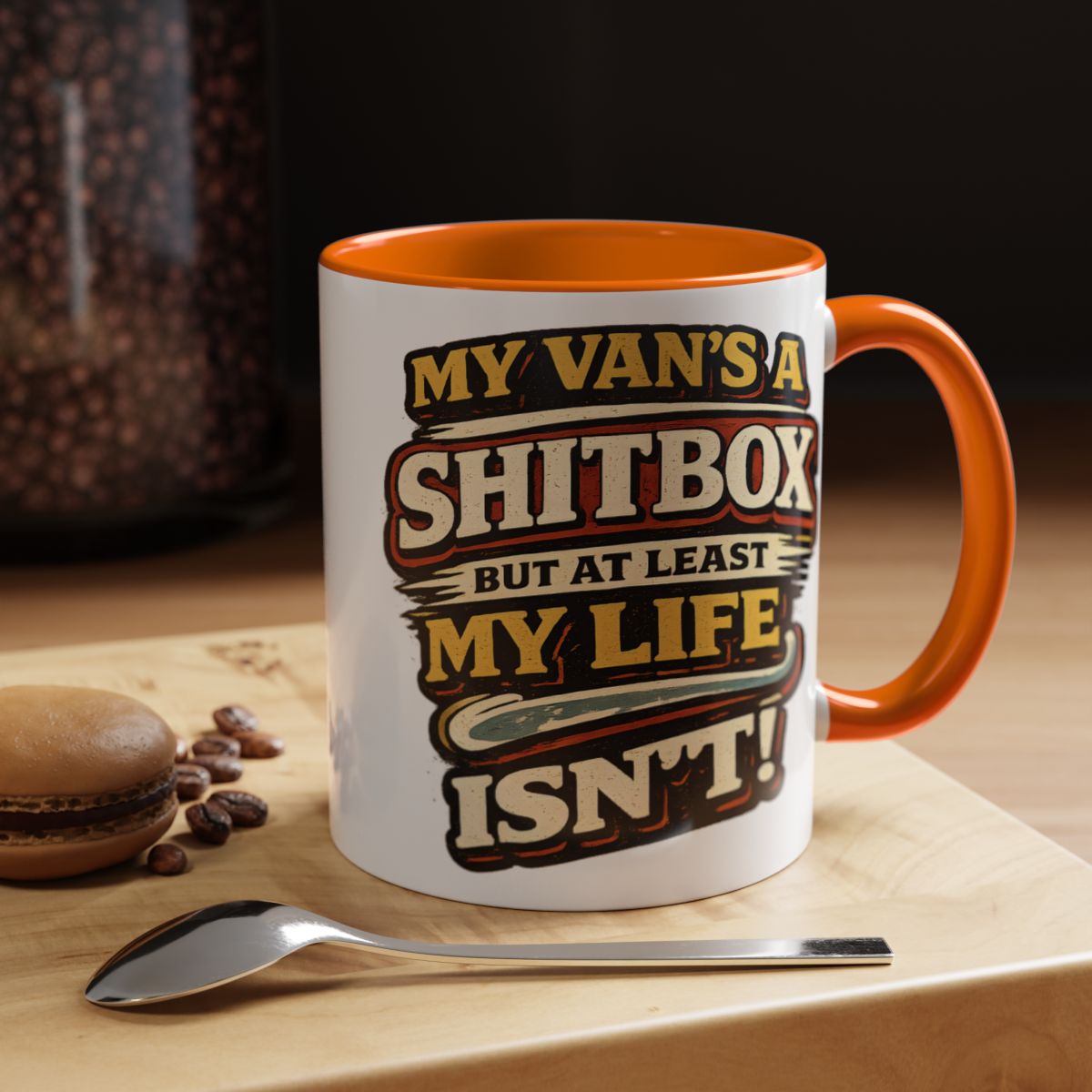 Accent Coffee Mug (11, 15oz) - "Coffee in Hand, Adventure Planned"